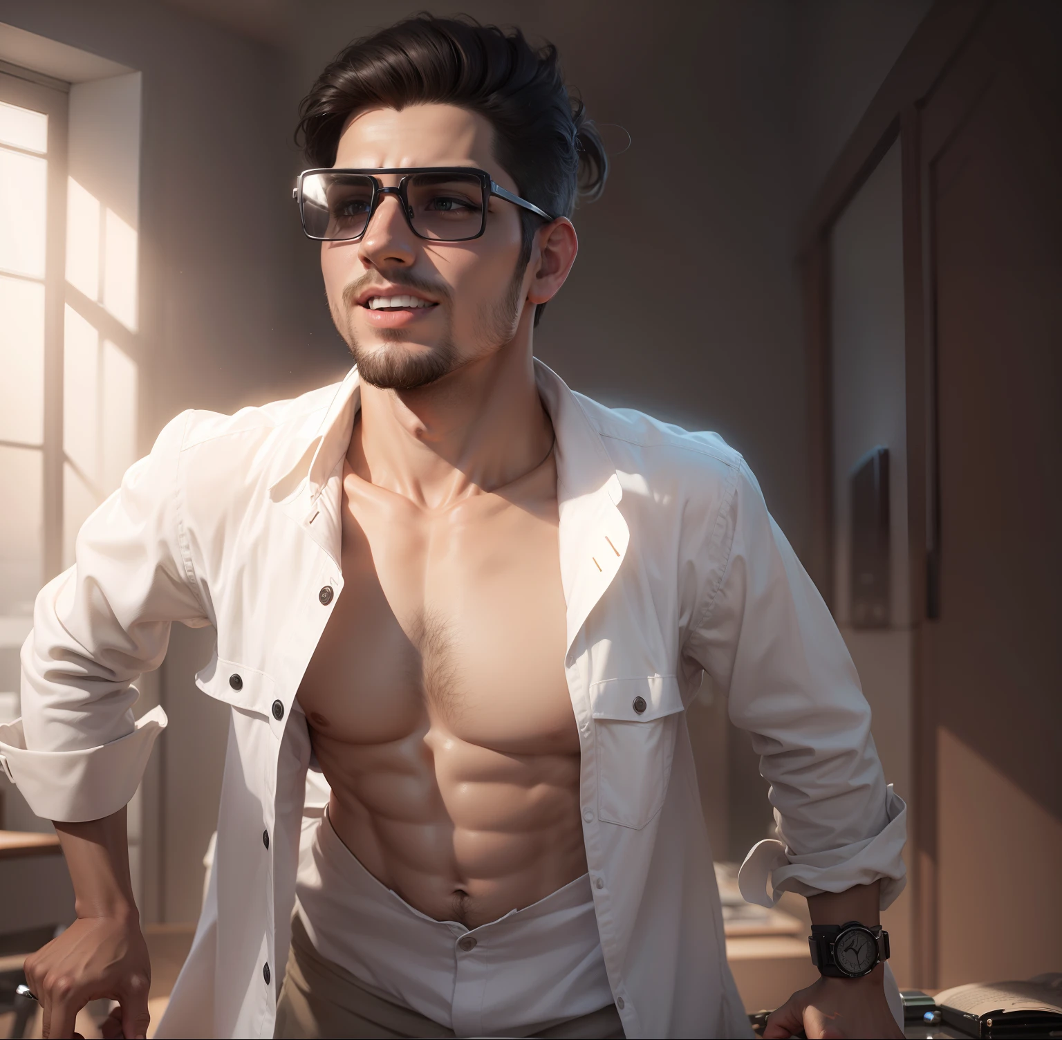 Change background, smart boy, create your mind,8k realistic