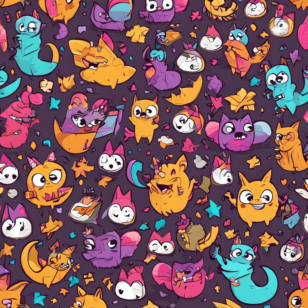Two-dimensional cartoon game cute bat, colorido, estilo cartoon, Vibrant and dynamic backgrounds, personaje principal amigable y adorable, with expressive facial expression and attractive details.
