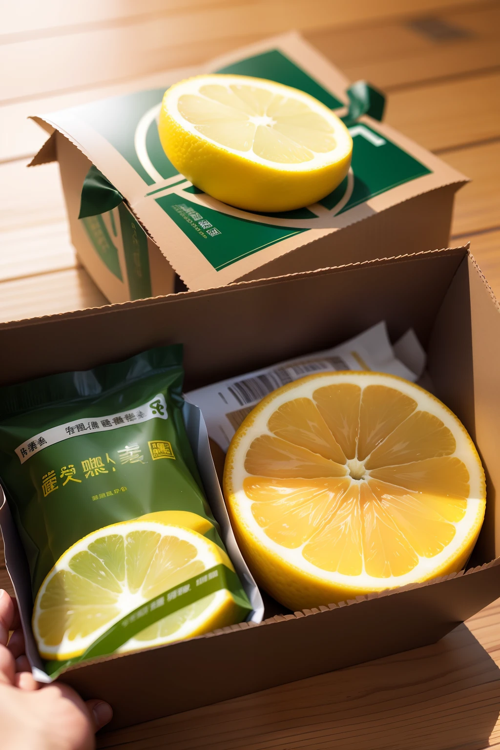 Product packaging design，LOGO Nanzhao Shangpin，Instant lemon slices，
