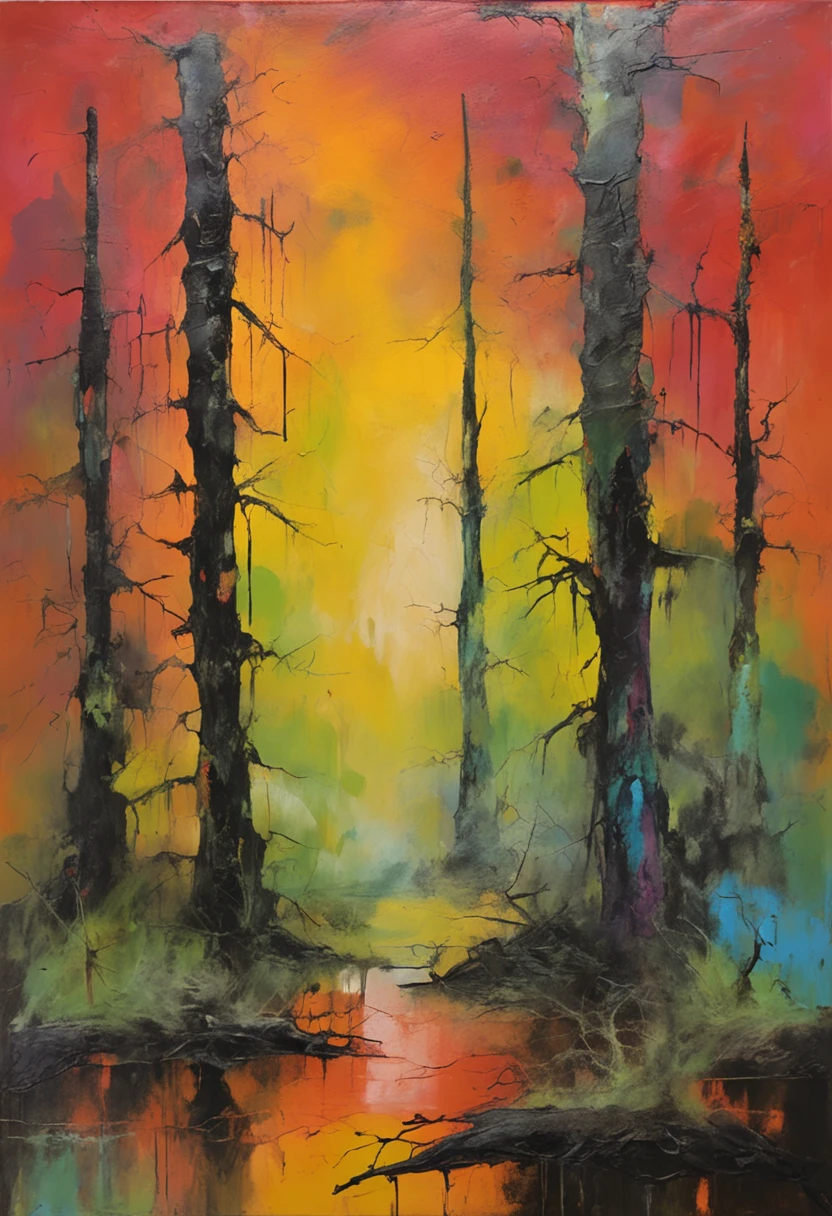 spooky forest of the damned