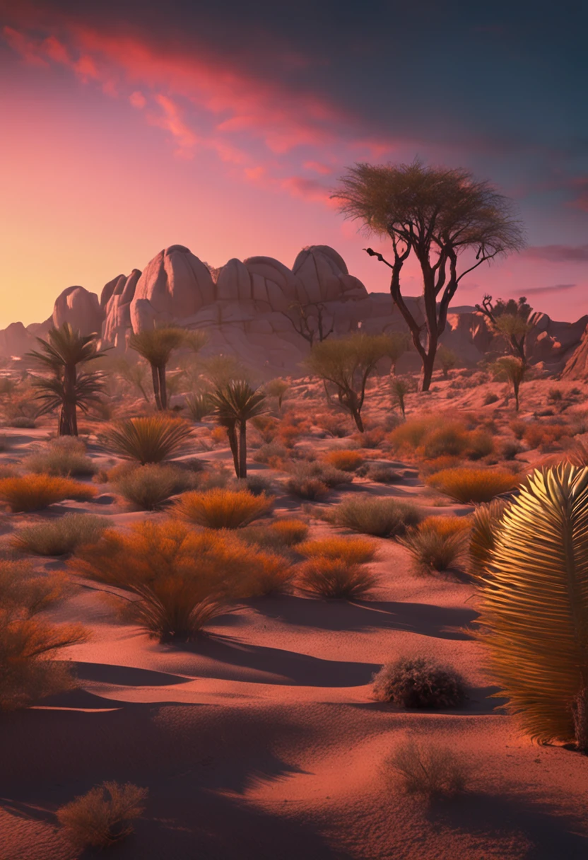 Life in the desert also has its own rhythm，Exotic plants and animals come alive in this desolate land，They have adapted to extreme environments，Become a guardian and miracle in the desert。