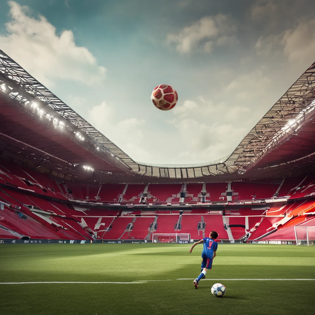 One 1.75 meters tall Chinese boy,Posing for sports photos on the pitch wearing the number 7 shirt of the Portuguese national team,soccer ball,fully body photo,fully body photo,The background is the real Old Trafford football stadium,Cinematic sense of color,
Ultra Realistic Photo, 8K quality, Full-HD