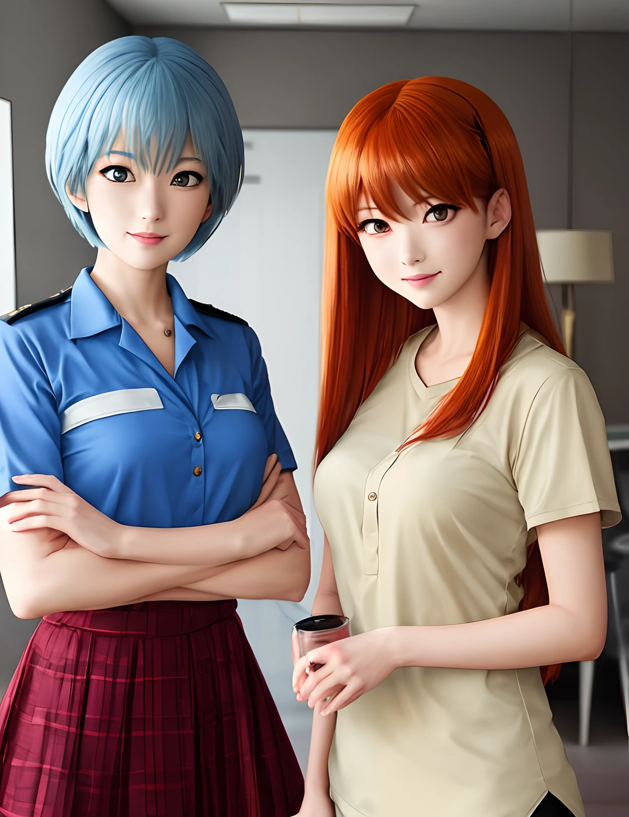 Rei ayanami e Asuka Langley