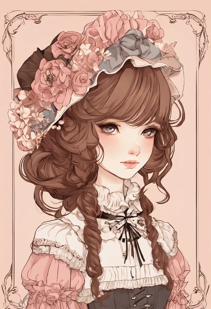 Victorian Girl、kawaii girl、Gamine、、 1. lo fashion: Victorian fashion is characterized by dressy and elegant design。Ruffles and laces、corsets、Try incorporating elements such as long dresses。 2. hairstyle on: Women's hairstyles in the Victorian era are often complex and delicate。Upstyling and curling、It is also a good idea to add ribbons and floral ornaments to the hair.。 3. Features: Little girl features with es、Beautie、kawaii、Beautiful 5. accessorized: Accessories played an important role in the Victorian era。Hats、项链、gloves、umbrellas, etc.、By drawing accessories with attention to detail、You can give your character personality。 Nice dress、florals、Luxurious costumes、pink there、PastelColors