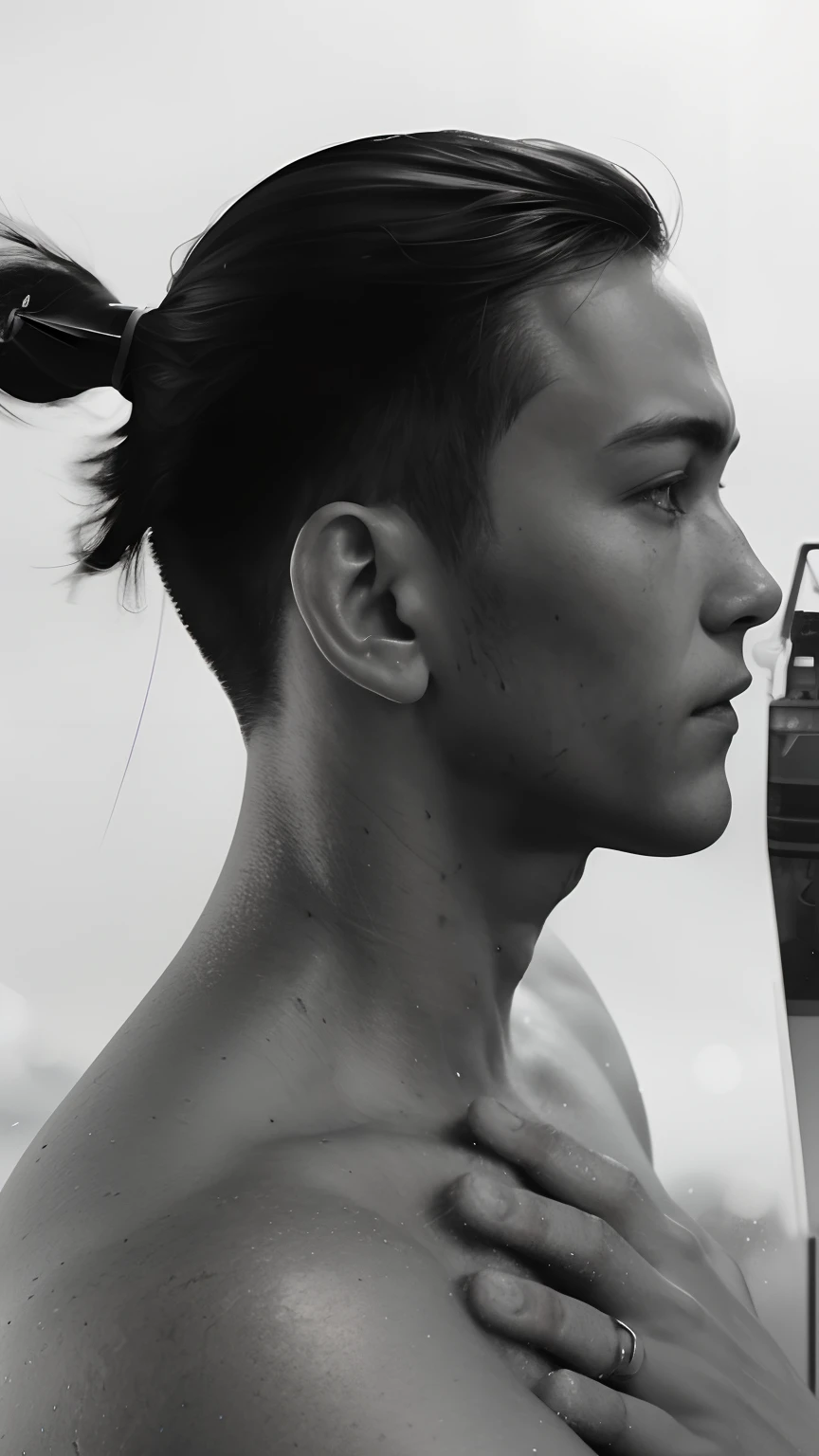 realistically, dynamic lights, full shoot, (extremely detailed CG unity 8k wallpaper), trending on ArtStation, trending on CGSociety, High Detail, Sharp focus, dramatic, photorealistic,young handsome man