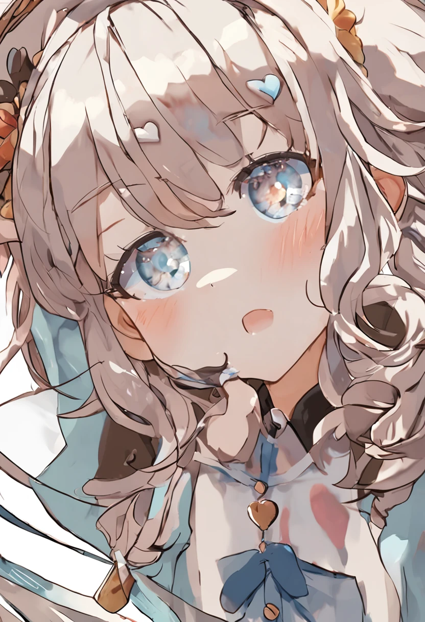 light brown hair, mole under mouth, maid headdress, shiny hair, hime cut, heart-shaped pupils, wince, tears, aqua eyes, crying with eyes open, kemonomimi mode, open mouth, shy, blush, sleepy, sad, tongue out, pain, crying, unconscious, moaning, heavy breathing, endured face, saliva trail, Surrealism, high detail, anime, anime style, chiaroscuro, cinematic lighting, ray tracing, stereogram, close-up, UHD, masterpiece, retina, ccurate, anatomically correct, textured skin, super detail, high details, high quality, award winning, best quality, highres, 16k