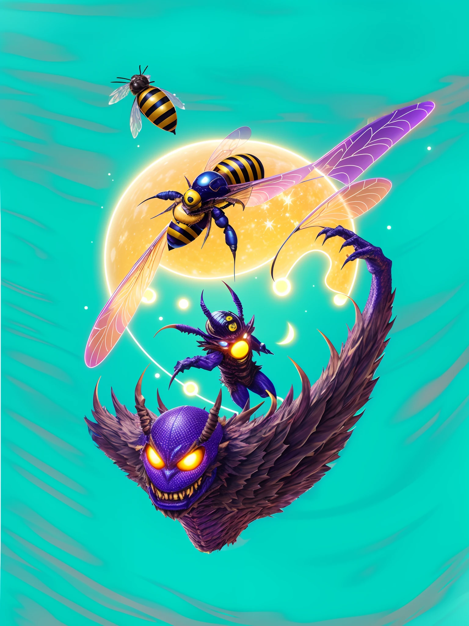 Generate Body、Dark Hero、Bee Monster