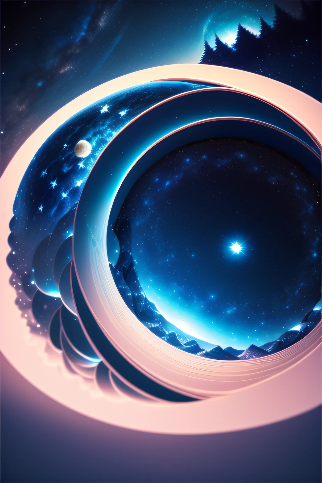 cola exists, planetarium, sky, fantasy, {{{giant Jupiter}}}, blue, {{{huge Jupiter}}},{{{masterpiece}}}, {{the best quality, super fine illustrations, beautiful and delicate water}}, {{very delicate light}}, starfall, clean sky, night sky, night, depth of field,{{{Two moons}}}, Giants, Megaphobia, {{extremely detailed CG unity 8k wallpaper}}, {ultra-detailed}, {extremely delicate and beautiful}