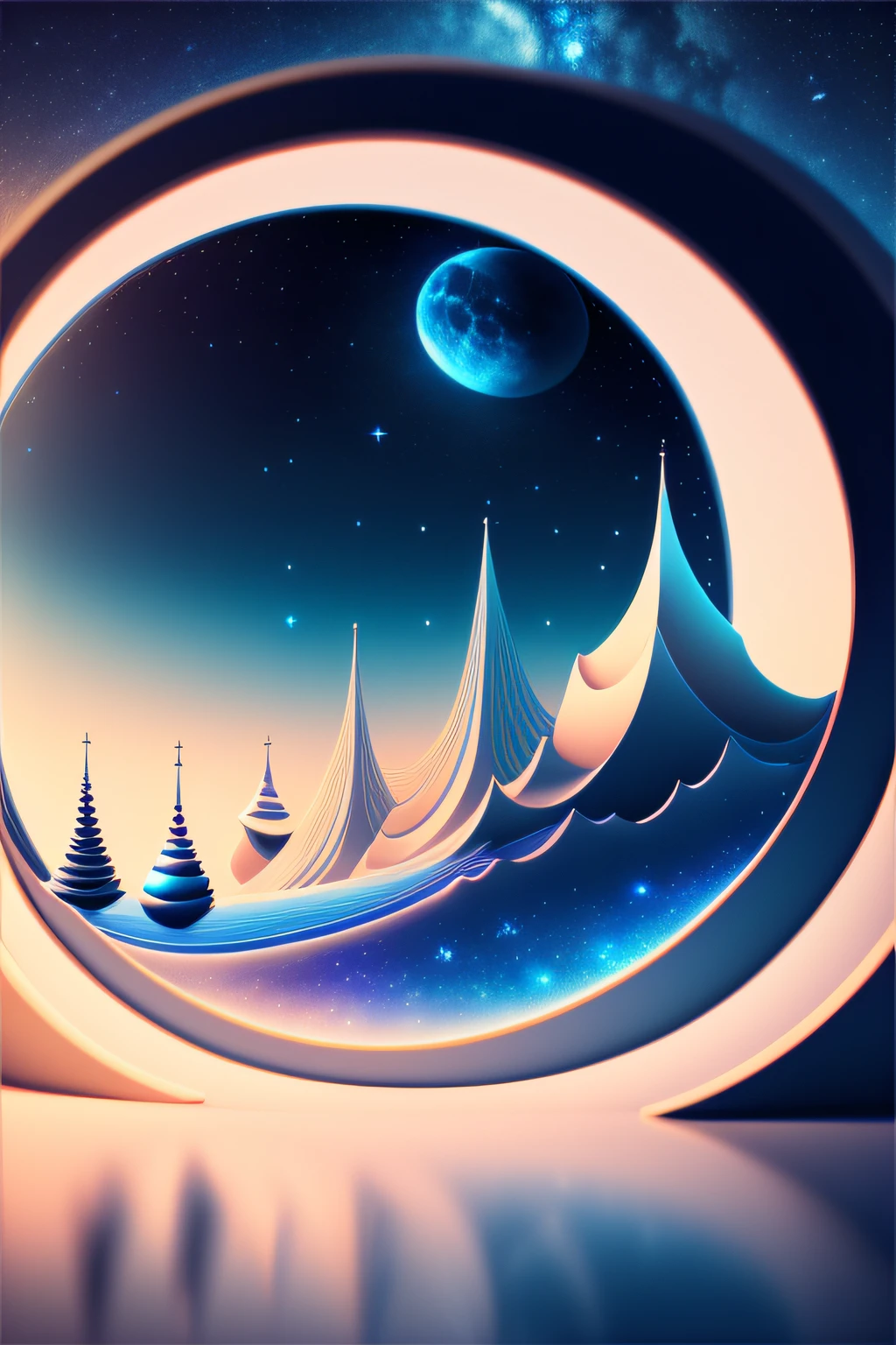 cola exists, planetarium, sky, fantasy, {{{giant Jupiter}}}, blue, {{{huge Jupiter}}},{{{masterpiece}}}, {{the best quality, super fine illustrations, beautiful and delicate water}}, {{very delicate light}}, starfall, clean sky, night sky, night, depth of field,{{{Two moons}}}, Giants, Megaphobia, {{extremely detailed CG unity 8k wallpaper}}, {ultra-detailed}, {extremely delicate and beautiful}