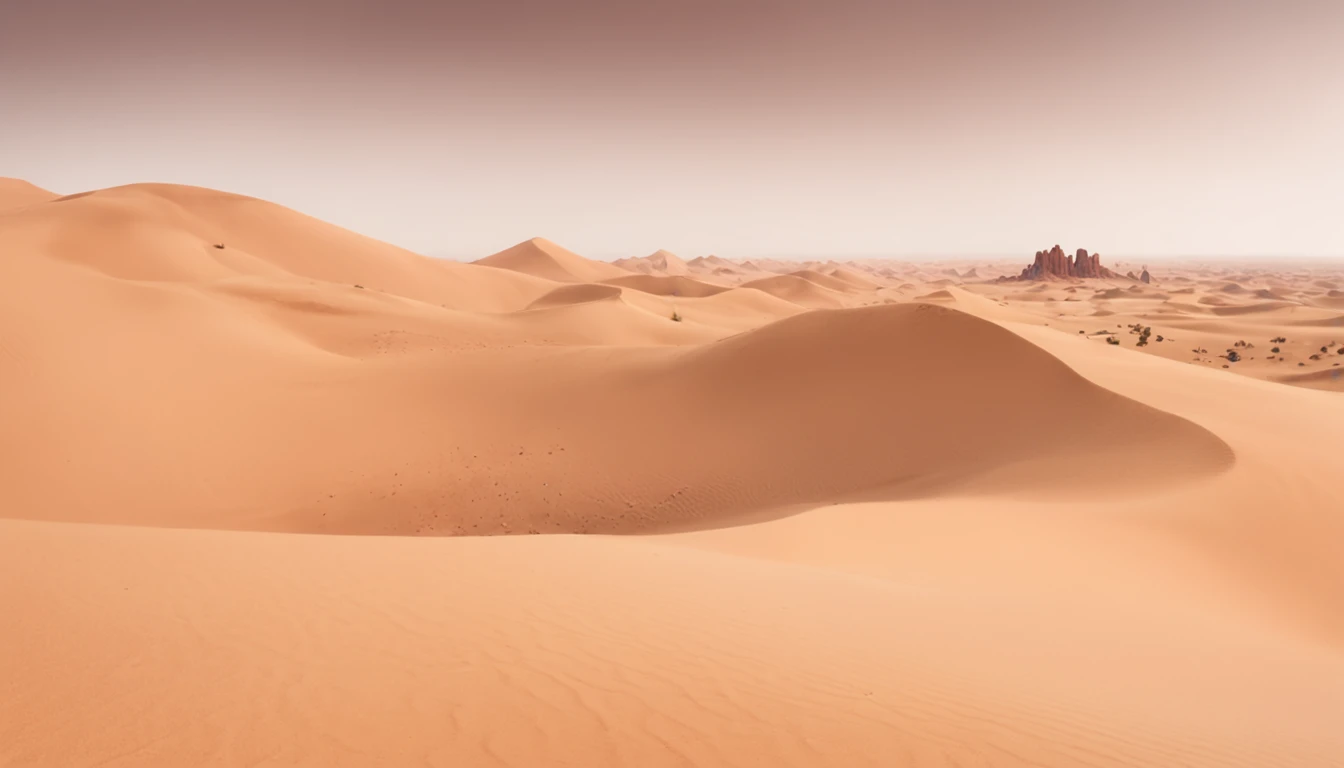 concept-art ((Vast desert)),oasis in the desert.Desert cactus ,sprawling,Empty,(Sand),(NOhumans),desolated,blurryforeground,depth of fields,k hd,Detailed details,Best picture quality,Light and shadow effects,Movie special effects, Digital artwork, illustrated, painting of a, Matte painting, Highly detailed