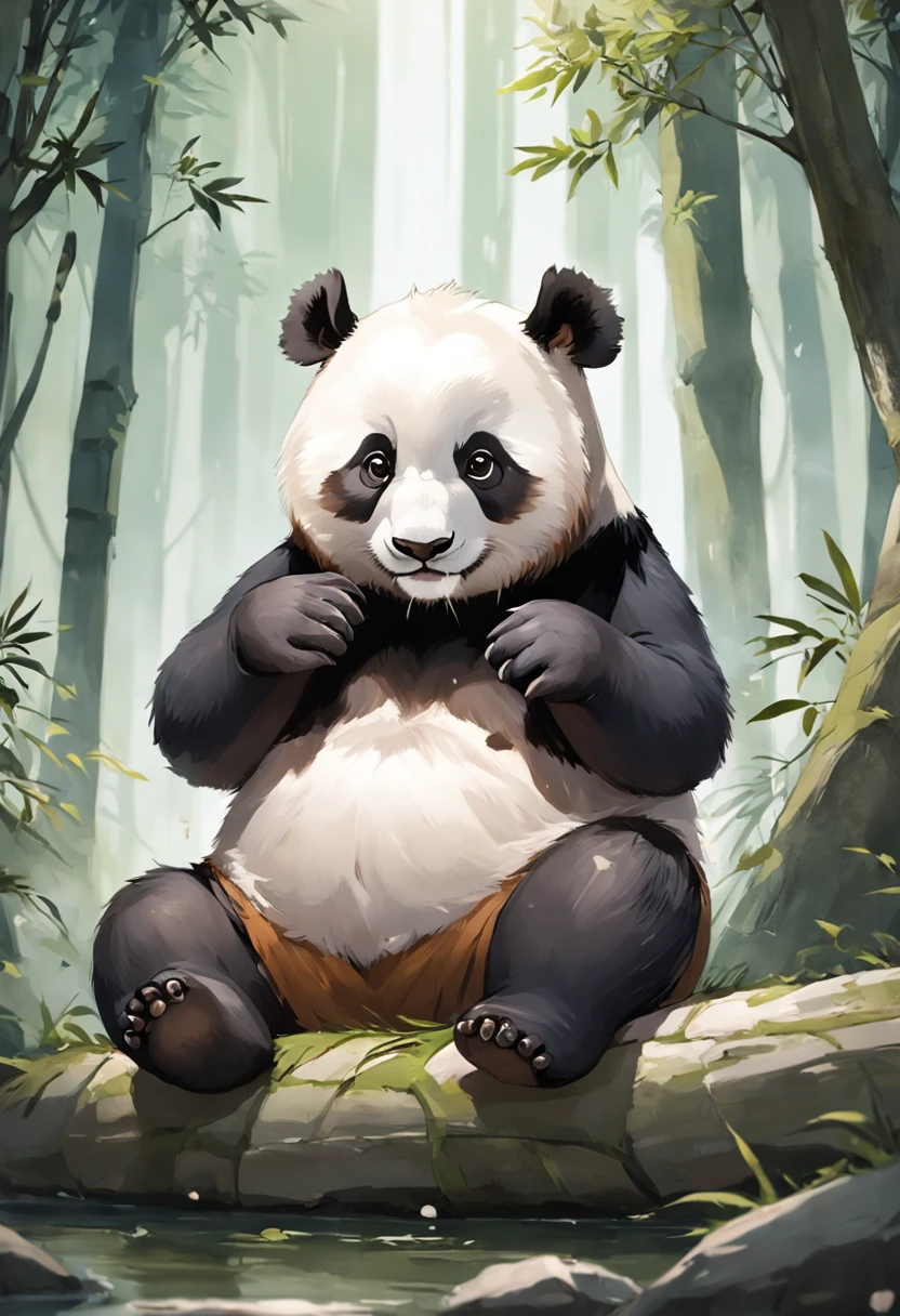 "Generate an ultra-high definition image capturing the irresistible charm of a panda striking an adorable panda pose. Utilize advanced aperture settings to achieve a shallow depth of field, ensuring the panda's features are sharply focused while allowing the background to softly blur, creating a dreamy atmosphere.
Position the camera at eye level with the panda, using a medium telephoto lens to capture the subject with a natural perspective. Implement soft, diffused lighting to enhance the panda's fluffy fur and endearing features, creating soft highlights that accentuate its cuteness.
Capture the panda in a candid moment, with its paws raised or playfully posed, conveying a sense of innocence and curiosity. Utilize a fast shutter speed to freeze any subtle movements or expressions, ensuring that every detail, from its button nose to its expressive eyes, is captured with precision.
Experiment with composition to frame the panda within a visually engaging arrangement, utilizing the rule of thirds to guide the viewer's gaze. Enhance the image's color palette to emphasize the panda's monochromatic contrast against its surroundings.
Implement post-processing techniques to refine the image's contrast, sharpness, and color balance, ensuring that each aspect, from the panda's endearing expression to its fur's texture, is rendered with breathtaking clarity.
Ultimately, capture a moment that radiates the irresistible cuteness of a panda's pose, inviting viewers to connect with the joy and wonder of this beloved creature."
