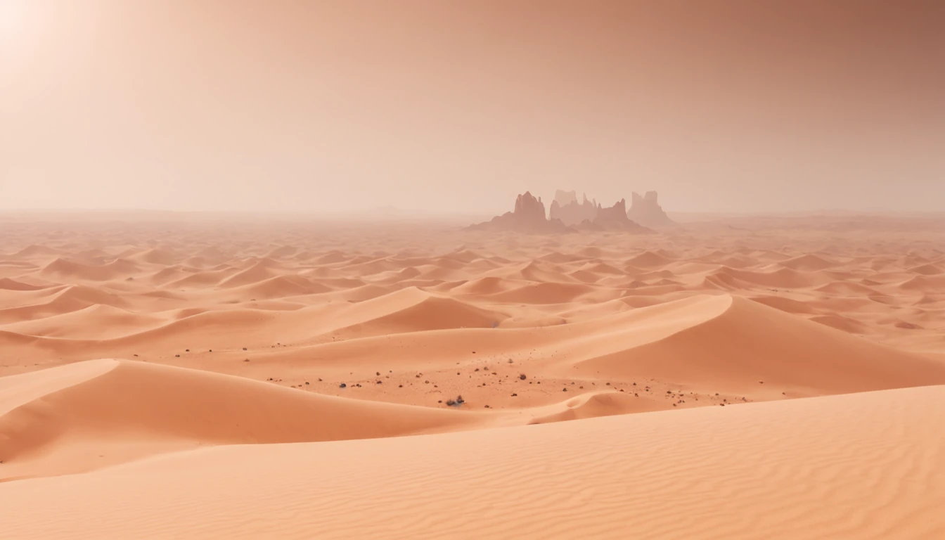 concept-art ((Vast desert)),oasis in the desert.Desert cactus ,sprawling，Empty，（Sand），（NOhumans），desolated，blurryforeground，depth of fields，k hd，Detailed details，Best picture quality，Light and shadow effects，Movie special effects， Digital artwork, illustrated, painting of a, Matte painting, Highly detailed，A mirage in the distance