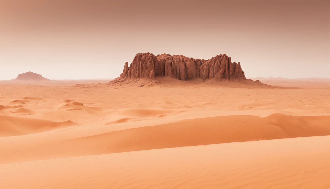 concept-art ((Vast desert)),oasis in the desert.Desert cactus ,sprawling,Empty,(Sand),(NOhumans),desolated,blurryforeground,depth of fields,k hd,Detailed details,Best picture quality,Light and shadow effects,Movie special effects, Digital artwork, illustrated, painting of a, Matte painting, Highly detailed,A mirage in the distance