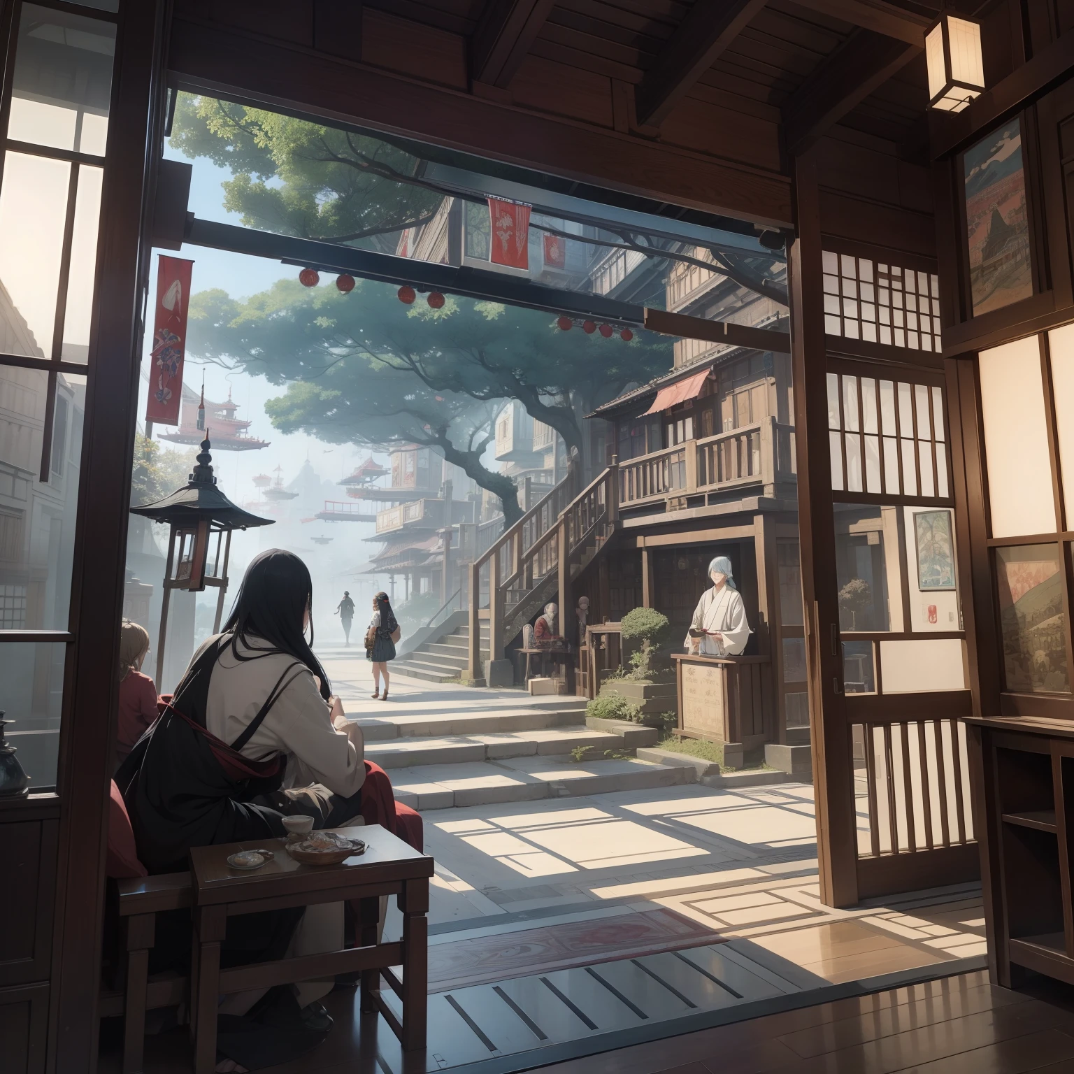 Ukiyo-e style Lebbeus Woods, Anton Pieck, m c Escher Anime wondrous strange Whimsical Sci-Fi Fantasy The city of Istanbul, the crossroads of civilizations When the strait dries up Aladdin's Shop my々The memory of lost in the cinema Chess endurance The story in the mirror