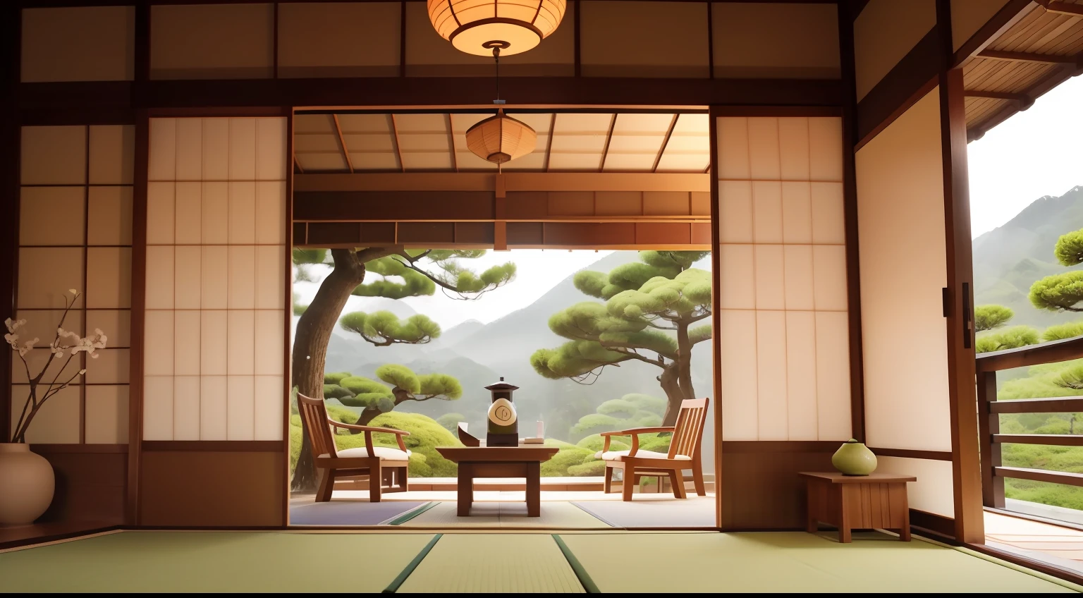 Date: 709
Location: Nara, Japan
Description: Inside a traditional Japanese tea house, a tea master prepares matcha with meticulous precision, the serene garden visible through sliding doors.