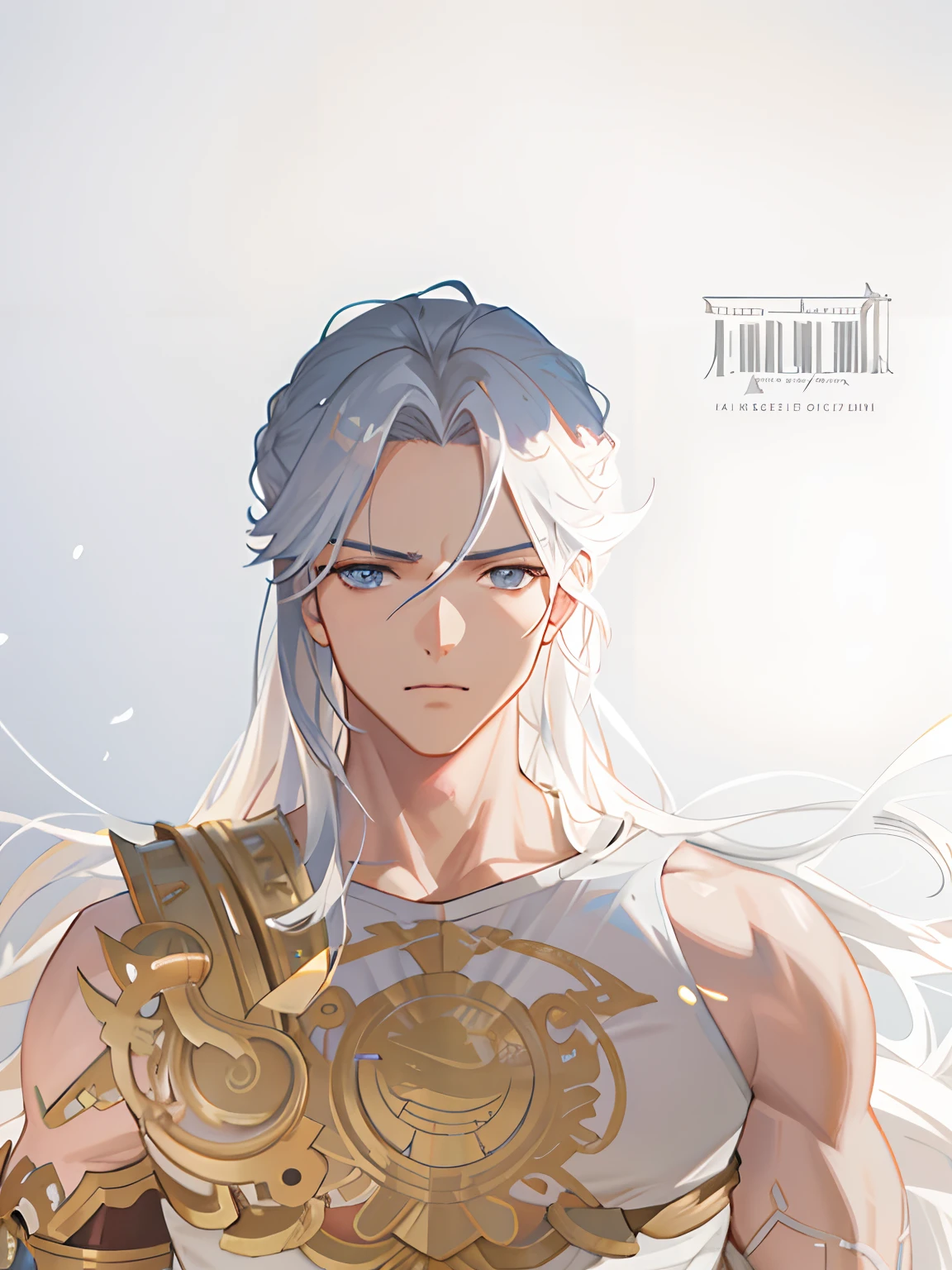 Full potrait of Rugged muscular zeus greek god of lightening, anime version,full long white hair highly intricate detailed, light and shadow effects, intricate, highly detailed, digital painting, art station, concept art, smooth, sharp focus, illustration, advanced digital anime art, atmospheric lighting, detailed face, 8 k, hq, artstation, by makoto shinkai, stanley artgerm lau, wlop, rossdraws ”