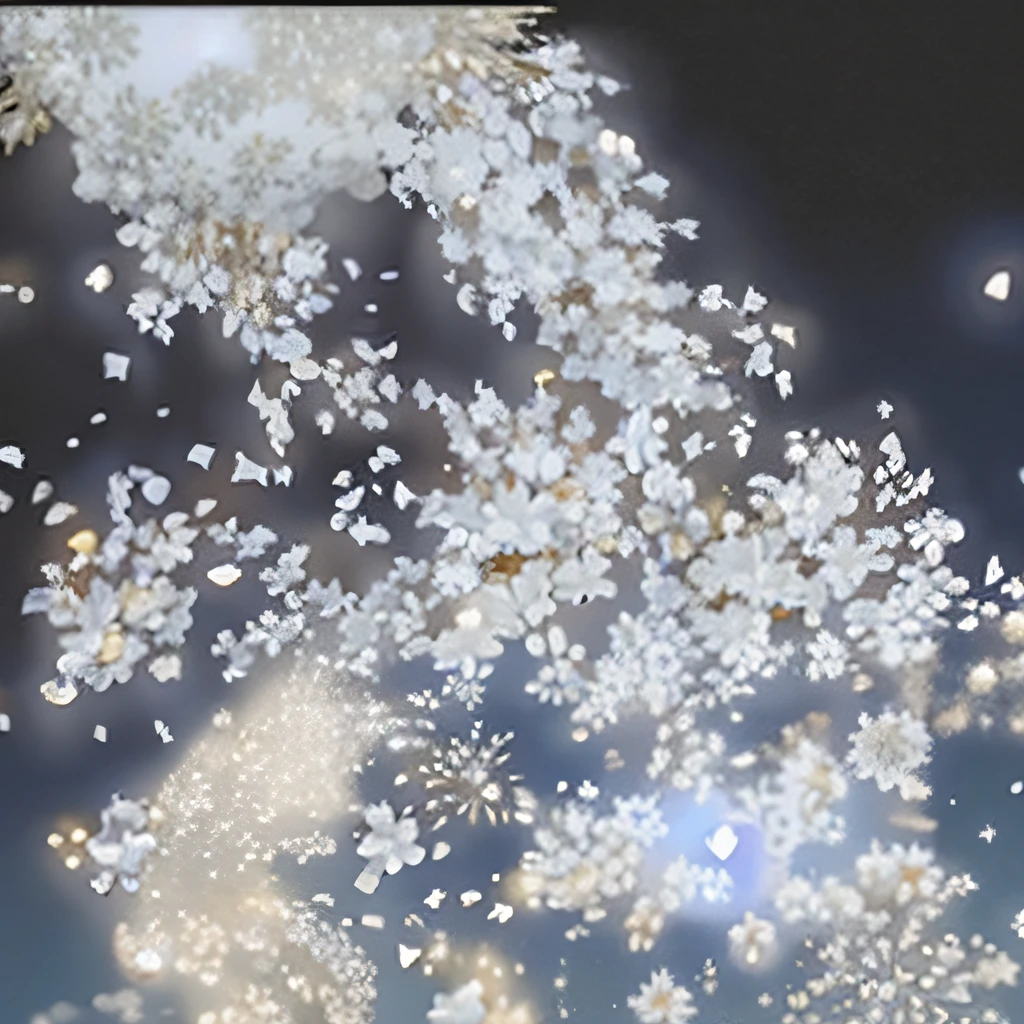 There are a large number of white balls floating in the air, white sparkles everywhere, Glowing spores fly, Sparkling crystals, Glowing particles, Floating particles, A large number of particles, sparse floating particles, glowing glittery dust in the air, particles floating, some chaotic sparkles, light particules, Floating particle effect, Skin made of LED lighting, Particle light