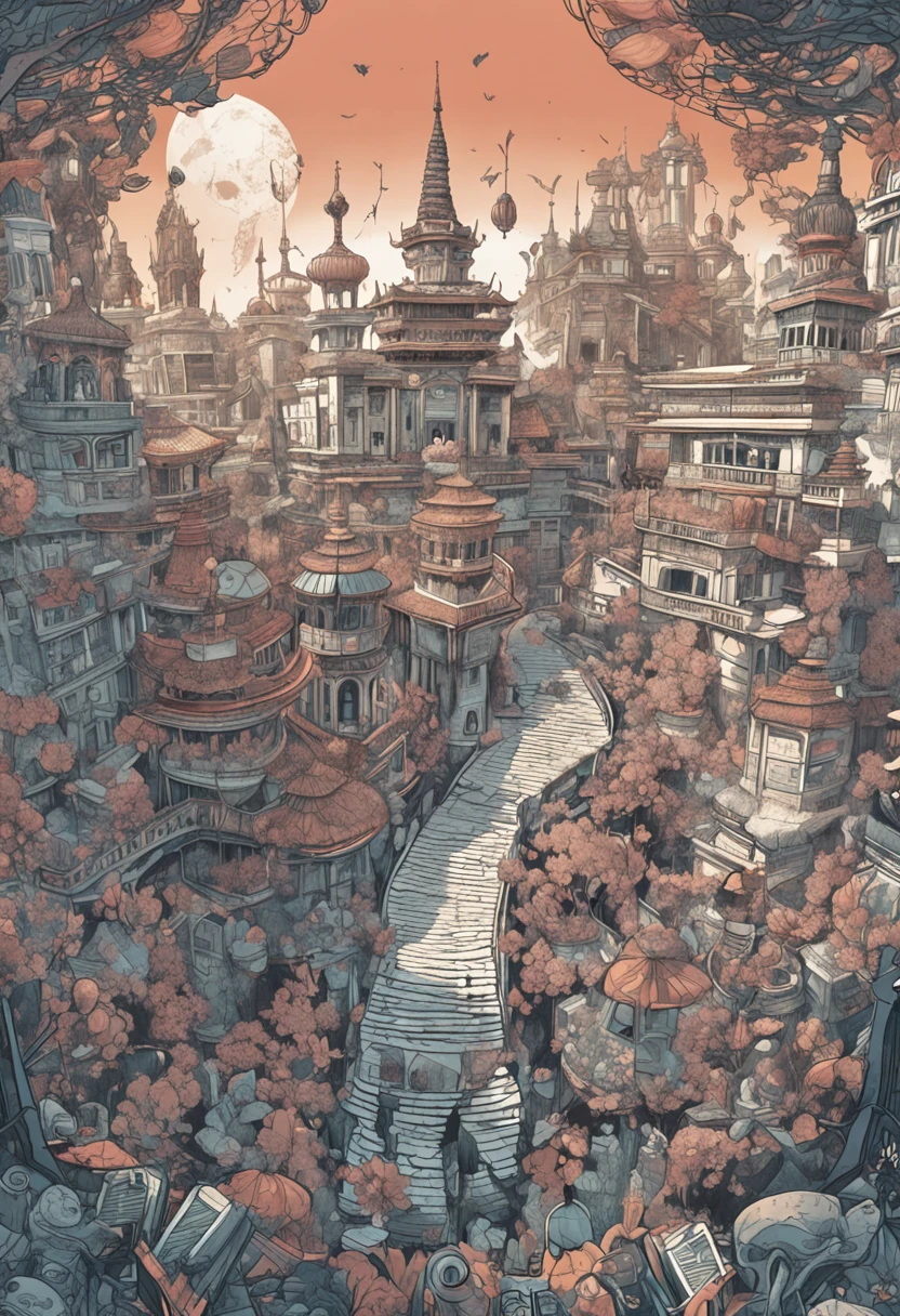 absurdres, highres, ultra detailed, (1girl:1.3),
BREAK
, Design a beautiful temple scene, with intricate architecture, lush gardens, and a sense of peace and spirituality.
BREAK
, Create an image of a destructive demon, with fearsome features, dark powers, and a thirst for chaos and ruin.
BREAK
, Design an image with a fisheye lens effect, capturing a wide field of view with a distinctive, curved perspective.
BREAK
, Create a rooftop view in an urban setting, with panoramic cityscapes, dramatic skylines, and a sense of elevation.
BREAK
, Illustrate a tender moment between a parent and child, capturing their bond, love, and connection.
BREAK
, Illustrate an image using pointillism, with tiny dots of color meticulously placed to create a cohesive and visually stunning whole.
