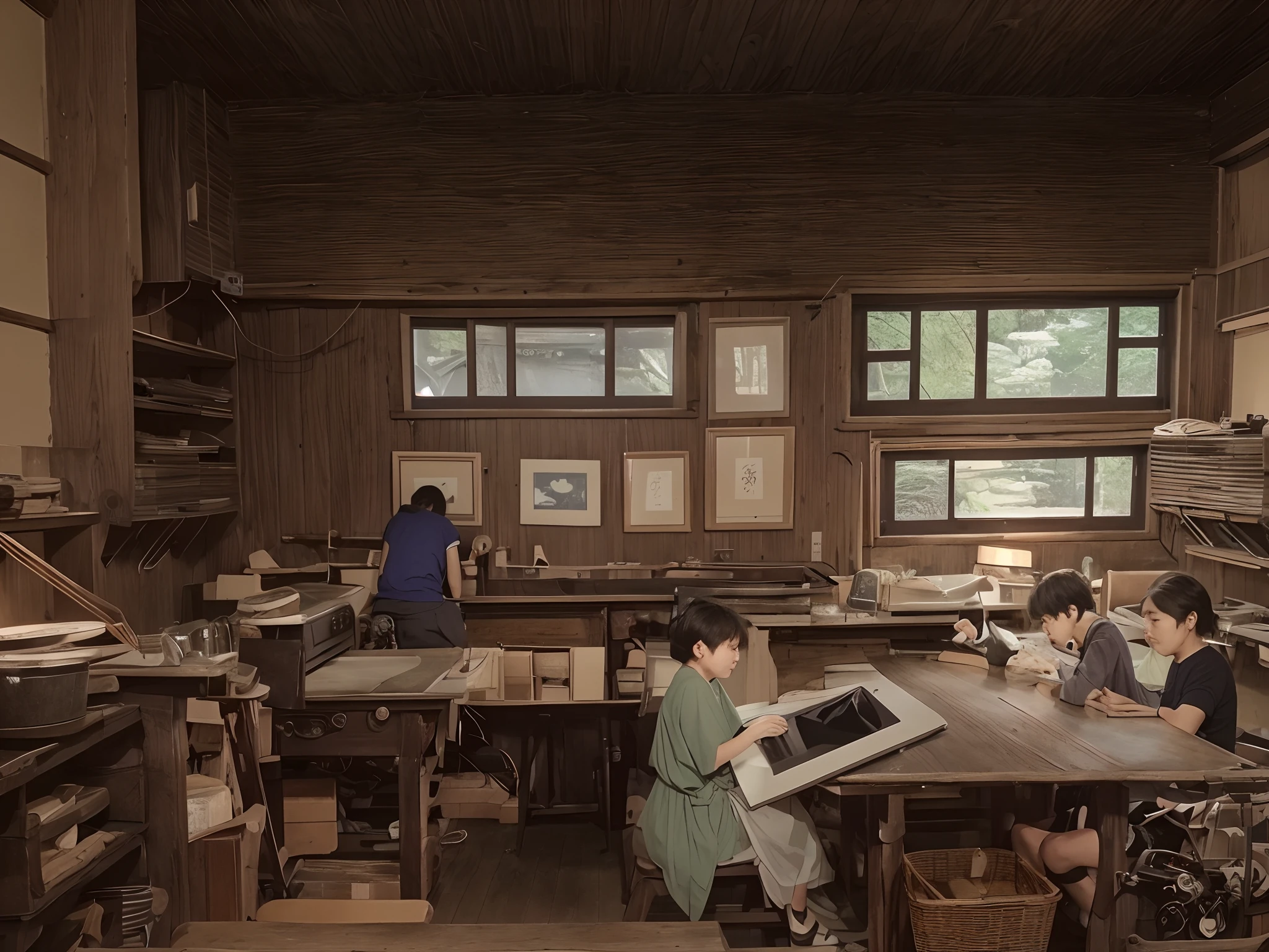 "Anime-inspired scenery with a touch of Studio Ghibli's magic."