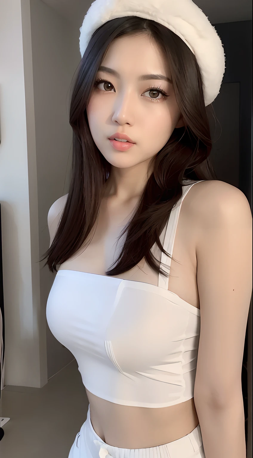 (top-quality,master-piece:1.3,超High resolution,),(ultra-detail,caustics),(real light:1.4,RAW photography,)Ultra-realistic capture,high-detail,16K high-resolution close-up of human skin。 Natural texture、,Pores are:、It must be detailed enough to be easily identifiable..。 The skin should look healthy with a uniform tone..。 Use natural light and color,(Wet hair),(Hold the towel hand with your hands..:1.2),(Wipe your hair with a towel..:1.2),Girl with,japan,20 age,kawaii,smile,dark hair,short cut,Wear camouflage,short pants,Normal size,(Chest shot up)