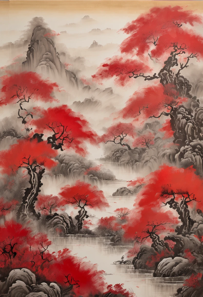Japanese ink painting art: Visual Expression of the letter “賽”