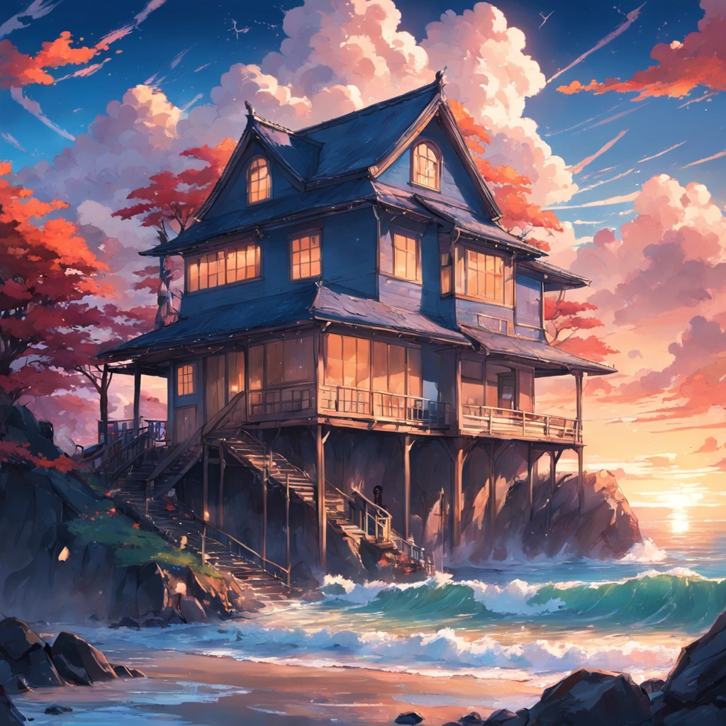 I have a house，Facing the sea，Spring