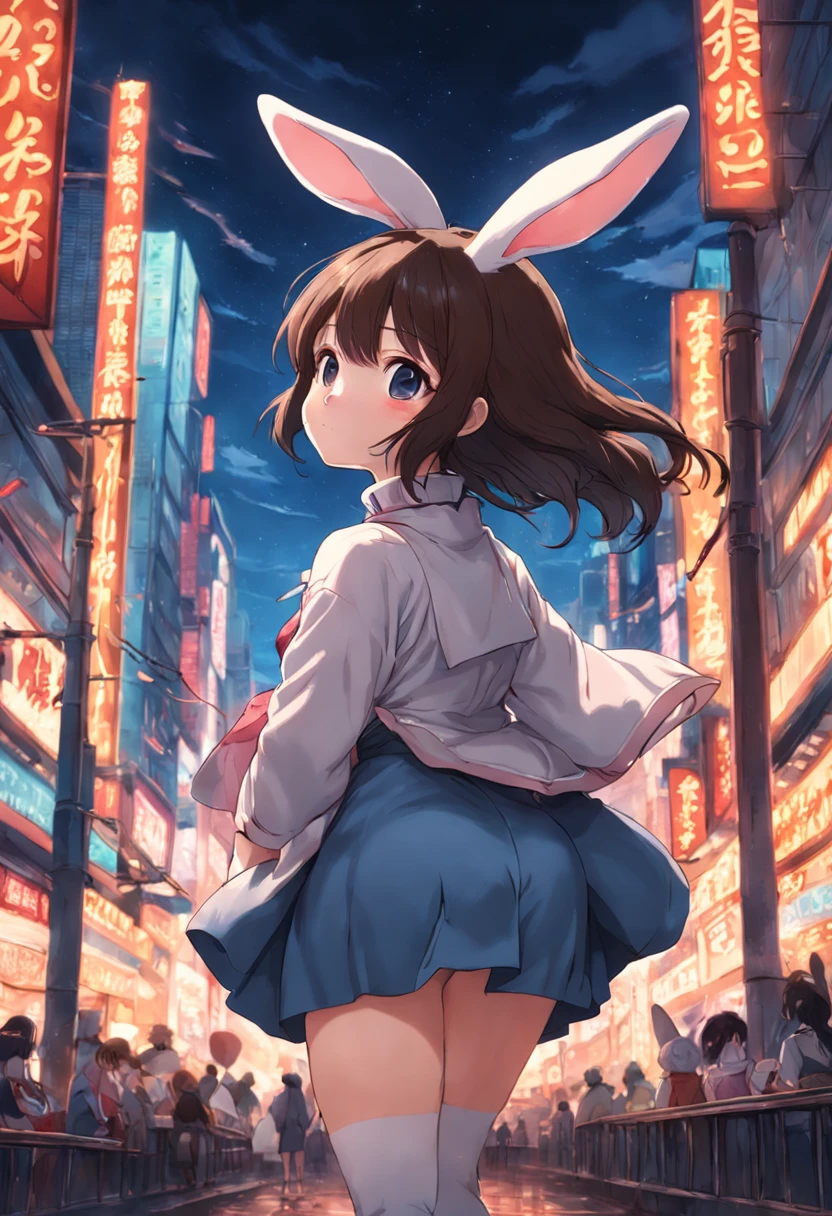 Brunette bunny