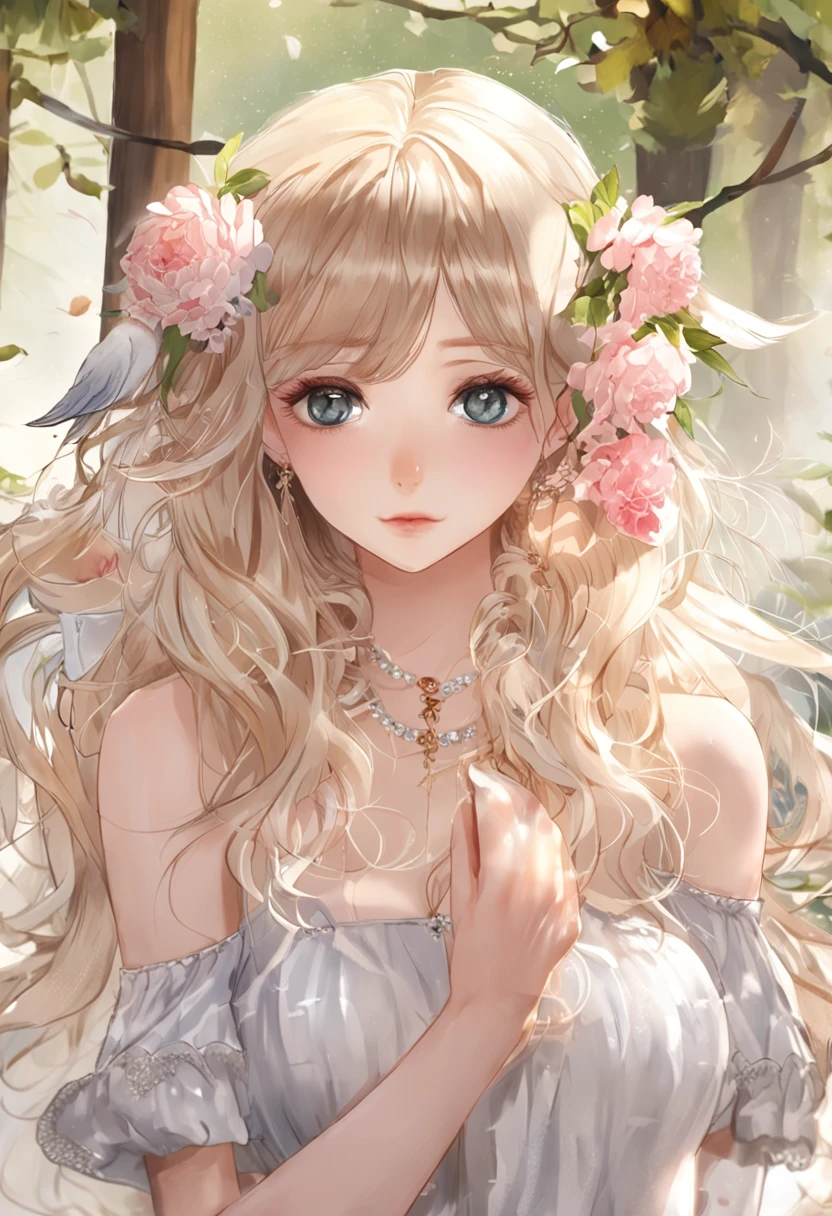 1girl walking on the river, mix4, sweater, pillow, lips, open_mouth, realistic, photo_\(medium\), solo, stuffed_animal, stuffed_toy, teddy_bear, (masterpiece), (realism: 1.3), super detailed, (High detail skin: 1.2), (Best quality: 1.0), (Ultra resolution: 1.0), (ULZZANG-6500: 0.3), wavy detail hair, long hair, sunshine, (beautiful detail makeup), (sexually aroused blush, heavy breath: 1.0), floral theme petals scattered, (soft light bloom: 0.5)