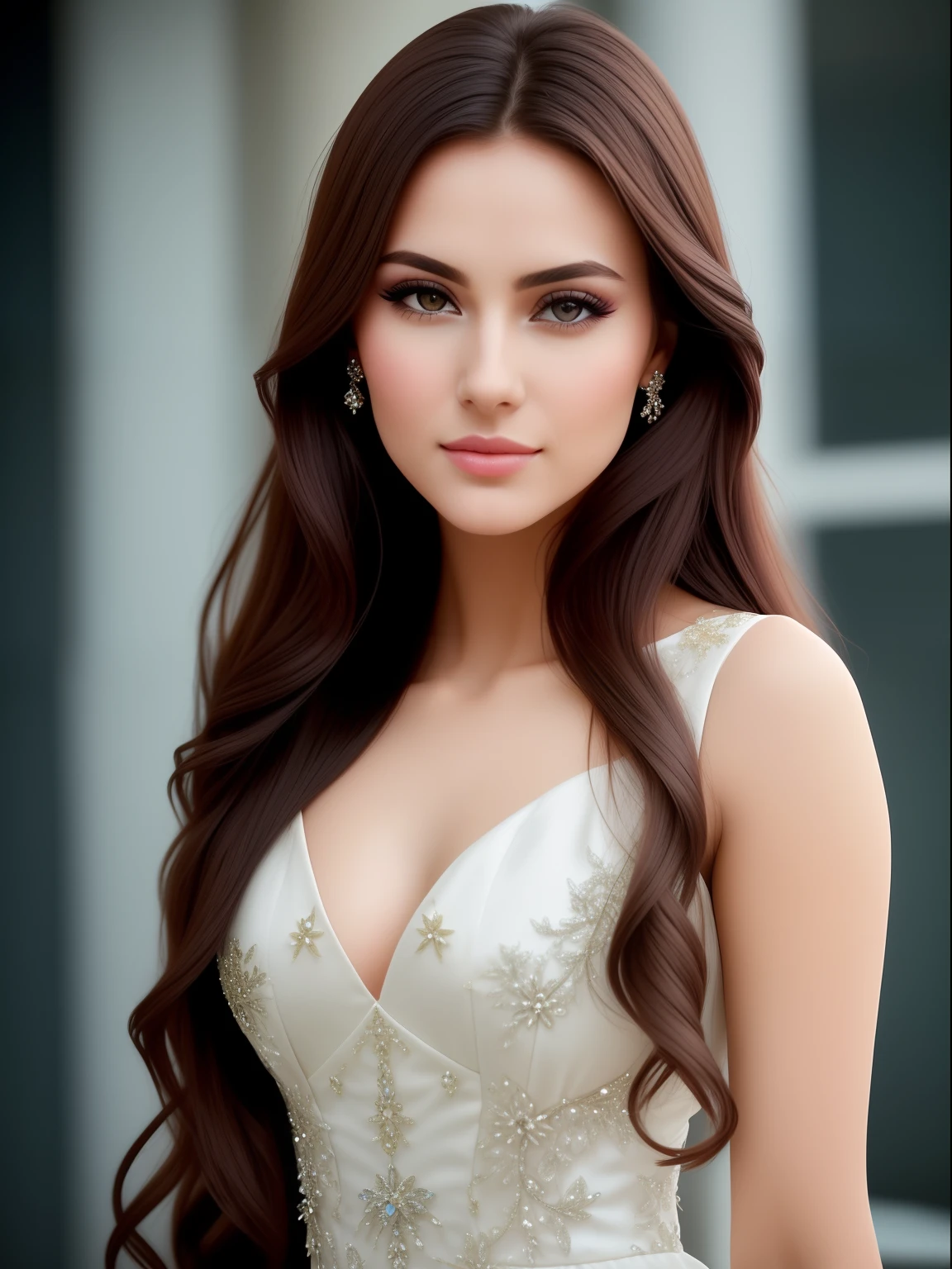 a close up of a woman in a dress posing for a picture, Beautiful girl model, Beautiful model girl, gorgeous beautiful woman, Beautiful female model, attractive and beautiful, Very beautiful young woman, Attractive beautiful face, very attractive and beautiful, gorgeous attractive face, Gorgeous woman, photo of a beautiful woman, Very beautiful woman, Beautiful young woman, Lovely woman, Attractive woman