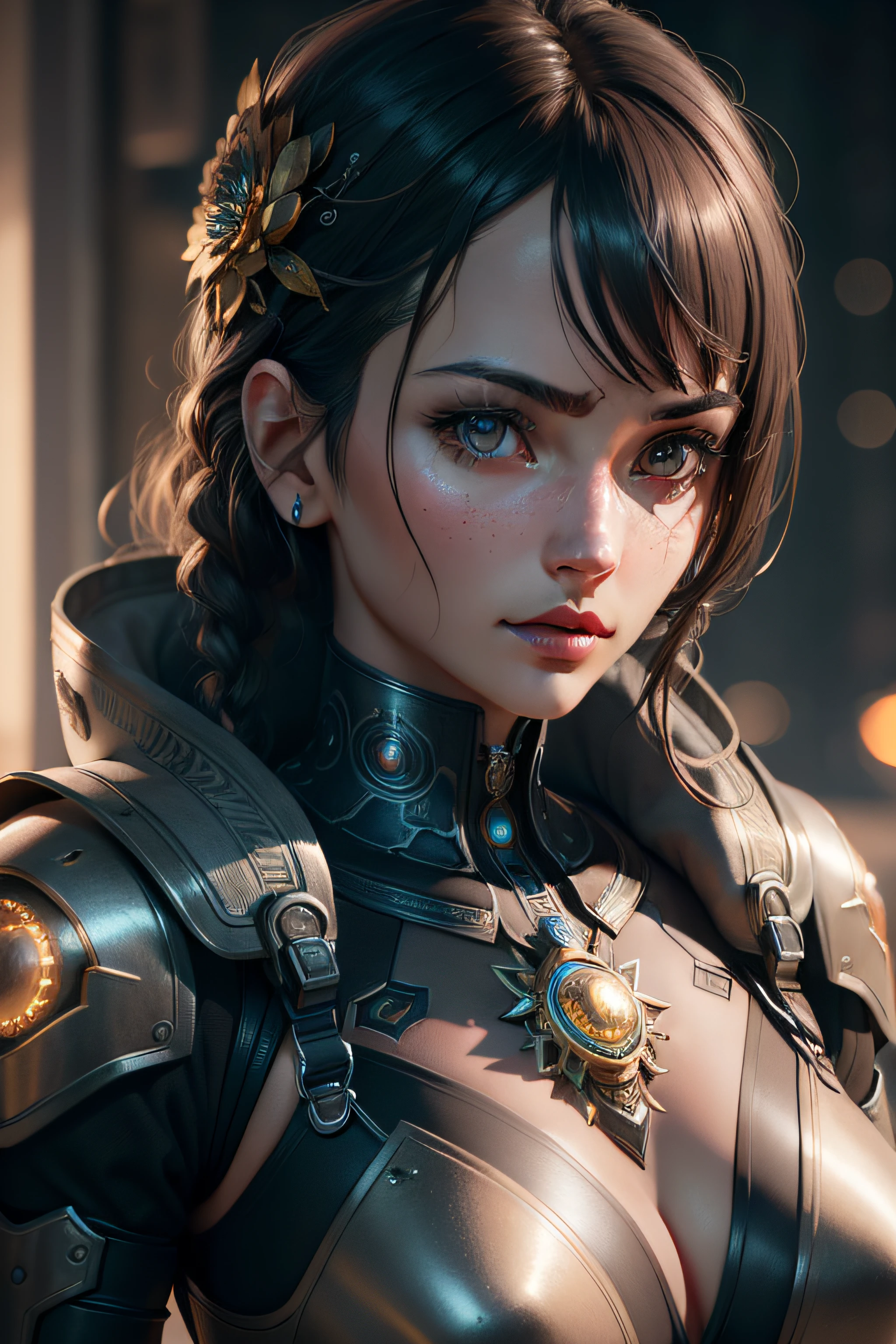 1mechanical girl,((ultra realistic details)), portrait, detailed face,global illumination, shadows, octane render, 8k, ultra sharp,metal,intricate, ornaments detailed, cold colors, egypician detail, highly intricate details, realistic light, trending on cgsociety, glowing eyes, facing camera, neon details, machanical limbs