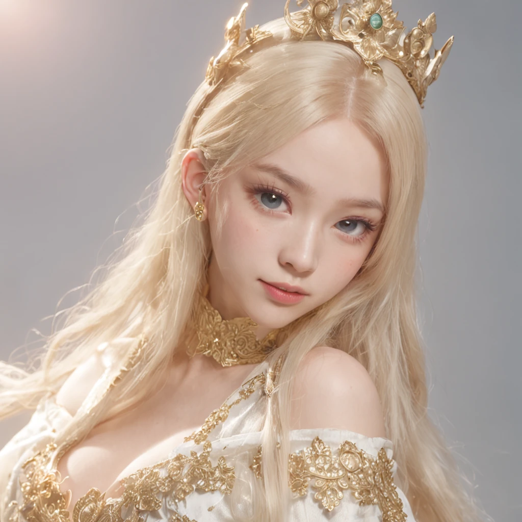 bright expression、poneyTail、young and shiny white shiny skin、Best Looks、Gold reflects light、Platinum blonde hair,Shine brightly、Shiny light hair,、Super long silky straight hair、Beautiful bangs that shine、Big blue eyes that sparkle like crystal clear and charming、Very nice and lovely 16 year old girl、Lush bust,Beautiful detailed eyes, Beautiful detailed nose,(( full bodyesbian:1.25)),Eyes emphasize makeup、((Pleated pleated skirt:1.3)),(A woman like Joan of Arc:1.3)、(bathrobe:1.3)、Knights, (Hold your sword and shield:1.2),Royal style,Comic style, , Sub-surface scattering, ornate detail, nature backdrop, Hyper-realistic, Cinematic, Dramatic lighting, masutepiece、(ornamental armor)、(Wearing a halo:1.5)、circle of the crone、((Princess Knight))、frilld、War Maiden、Knights、((onmyoji:1.5))、
