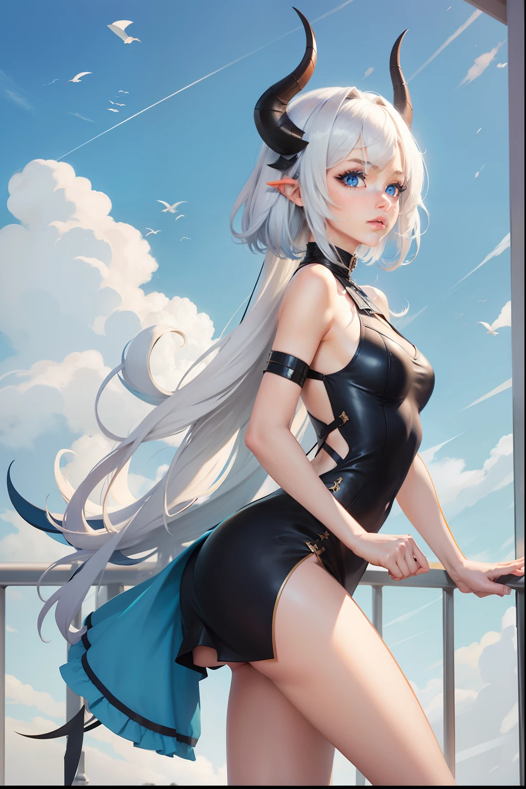 blue colored eyes