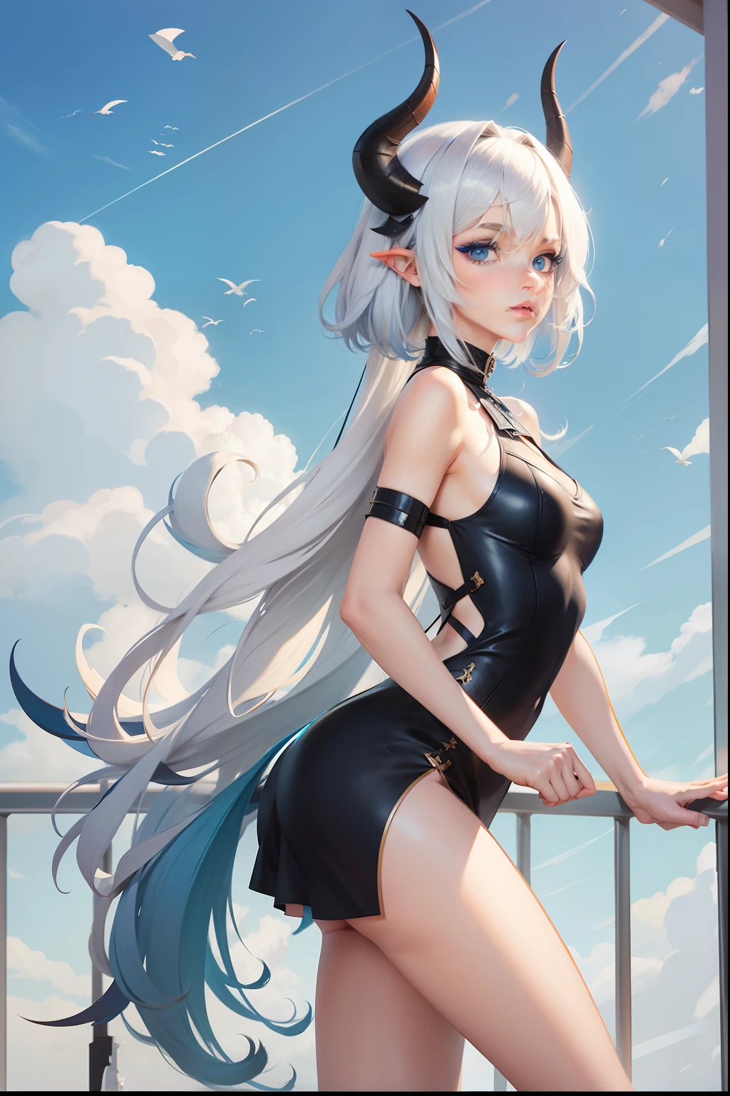 blue colored eyes