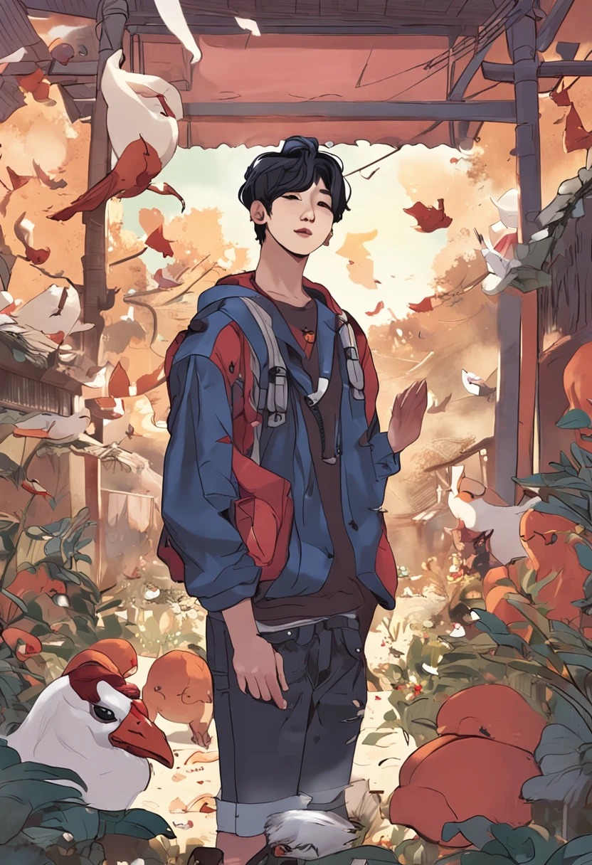 Cai Xukun and chicken