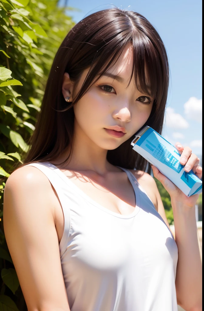 create a BRAND of skincare PRODUCTS, With navy blue colors, or cyan and white, with the name "ShiNe