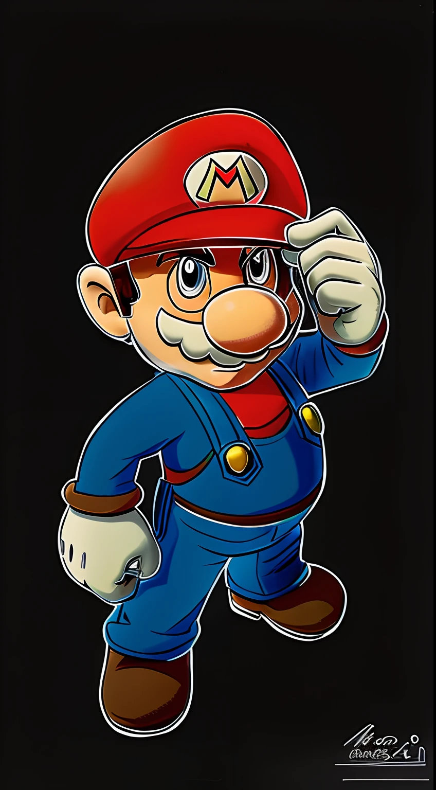 Drawings of cartoon Mario Bros. characters wearing hats and glasses, perfect lineart, clean lineart, intense line art, inspired by Mario Dubsky, portrait of mario, heavy lineart, Mario taps, mario as a world war i soldier, inspired by Mario Comensoli, sharp lineart, mario as a soldier, super mario portrait