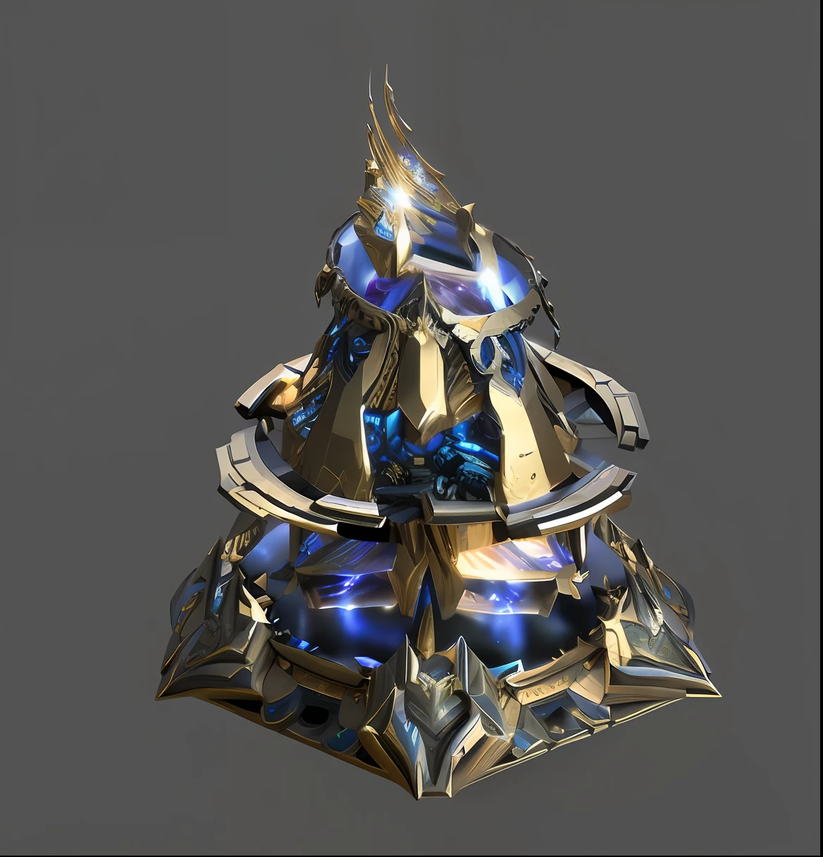 A cosmic fortress,The degree of science fiction is extremely high The glass obelisk of the void, , Protoss!!!!, Protoss, epic 3 d abstract model, 3D Mandel ball, Protoss!!, Wizard hat movie lighting, mandelbulb, Mandelo Ball 3 D, Mandel Ball 3D, pbr render