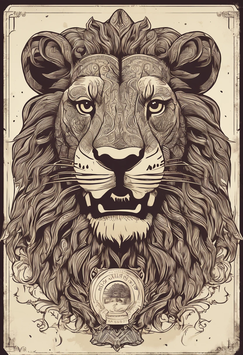 head portrait，Hogwarts，shoun，Lions House，self-assured，ssmile，Hands on chins，Head slightly raised，hand painted style