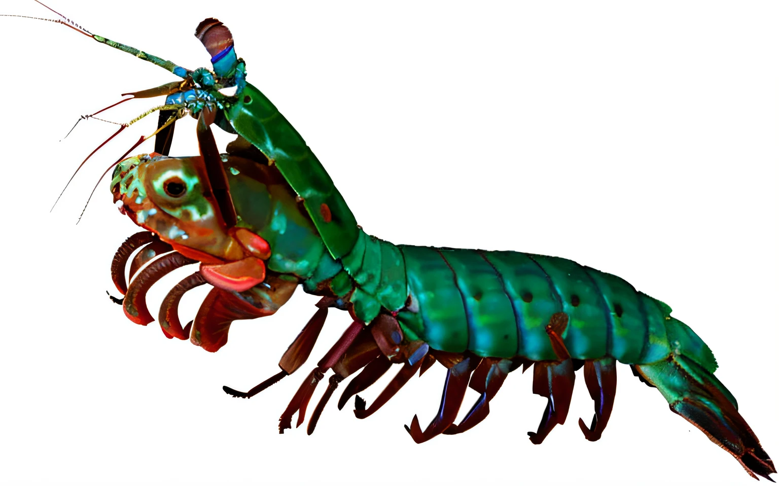 Damselfishtail mantis shrimp