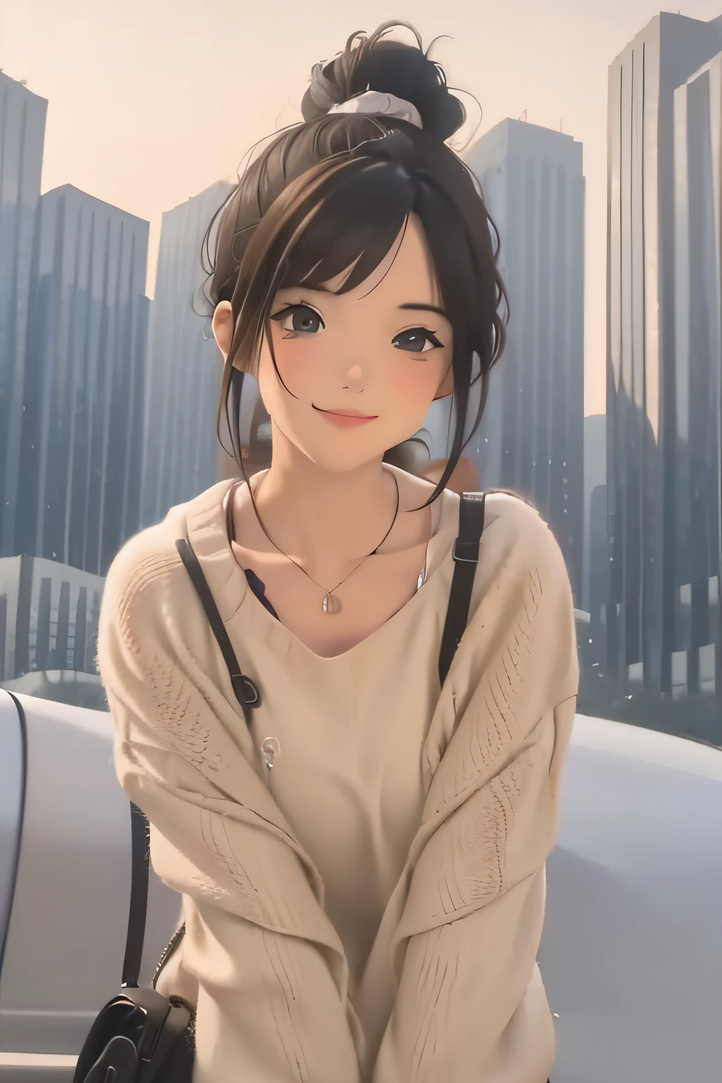 Beautiful Internet celebrity blogger cartoon avatar