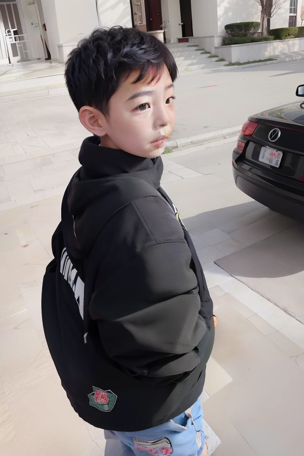 8K,A handsome Chinese boy,Black color hair