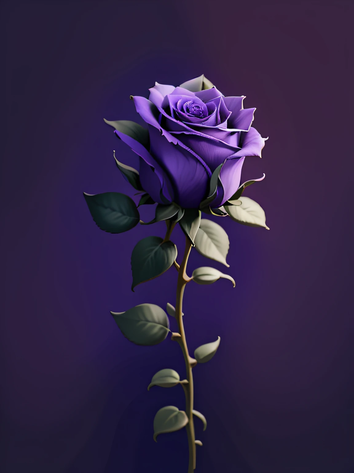 Purple roses
