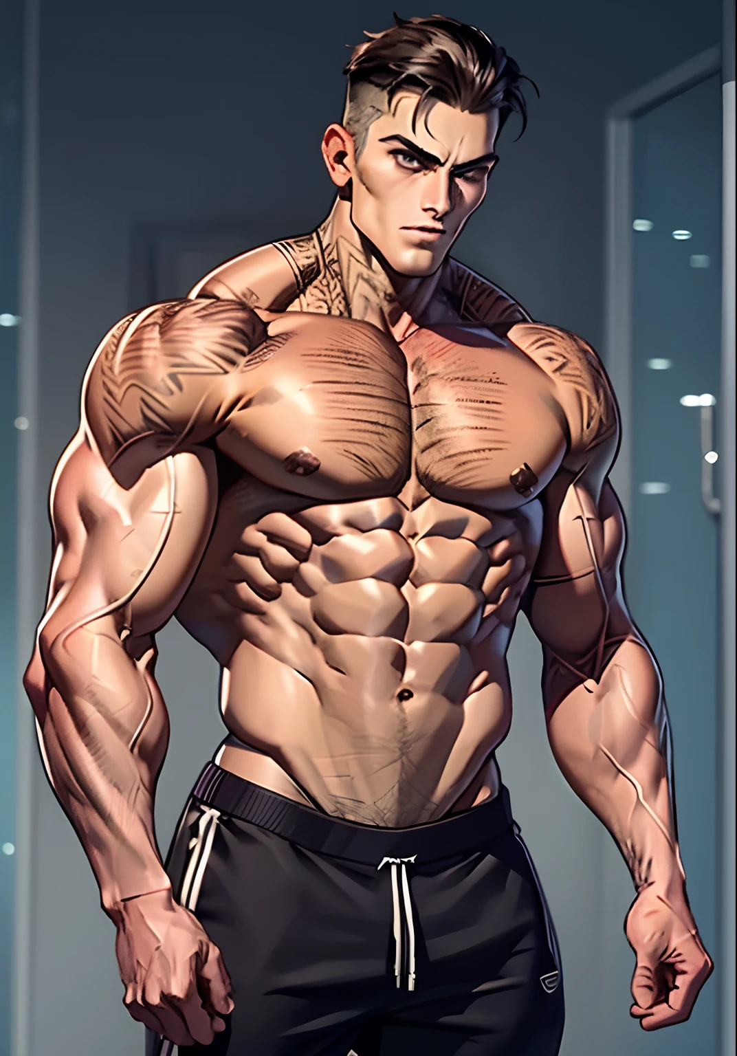 musculature,man,Handsome,Clear lines,4k,mighty