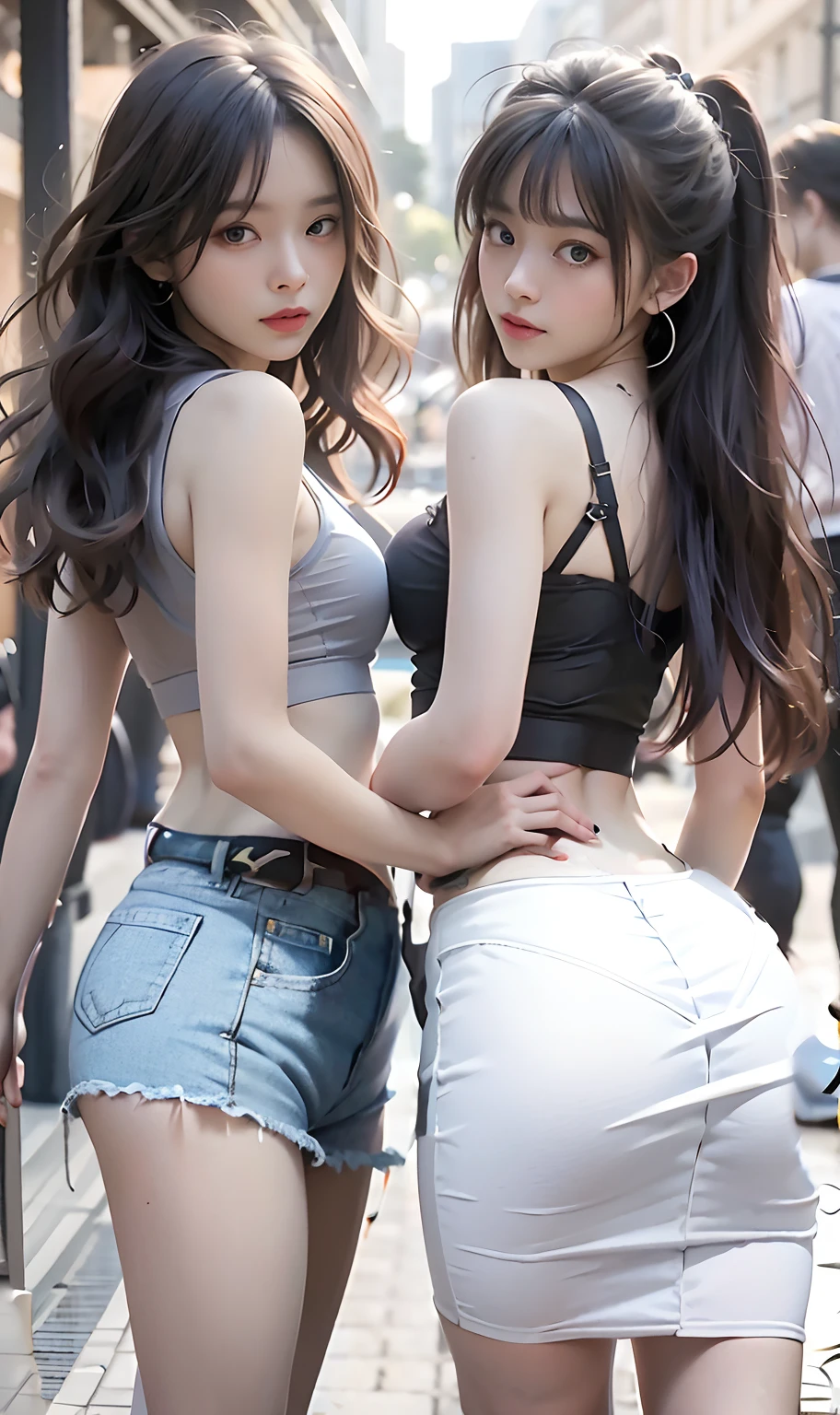 Superskirt,White miniskirt,Super short white skirt