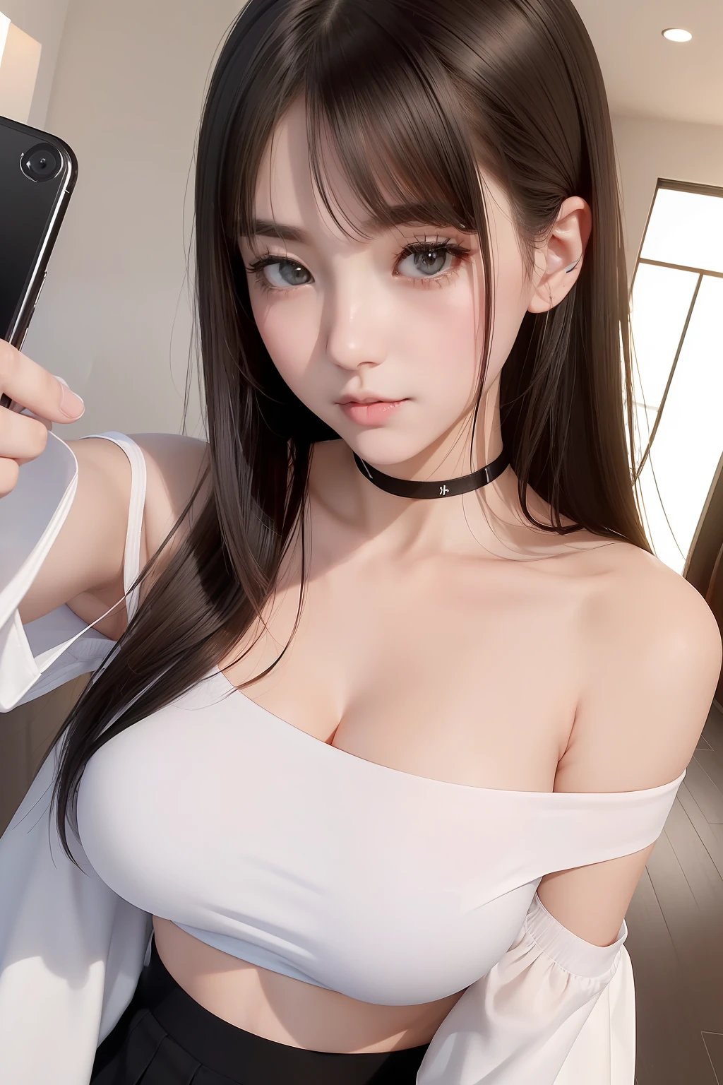 perfect human body、(cowboy shot),1 girl、software, ((realistic)), (highly detailed background、apartment door entrance、visit、深nightのvisit), ((Torn oversized long T-shirt、My shoulders stuck out from my disheveled shirt.)), ((Sweat,vapor)), wet, big breasts、(blushing face、orgasm:1.2), (character:ichinose asuna, Blue archive), pitch black room、pale light、grayscale、low tone、night、nightの表現、(A drunk girl with alcohol)、(Open Door After Orgasm:1.1) ,POV、outside the room