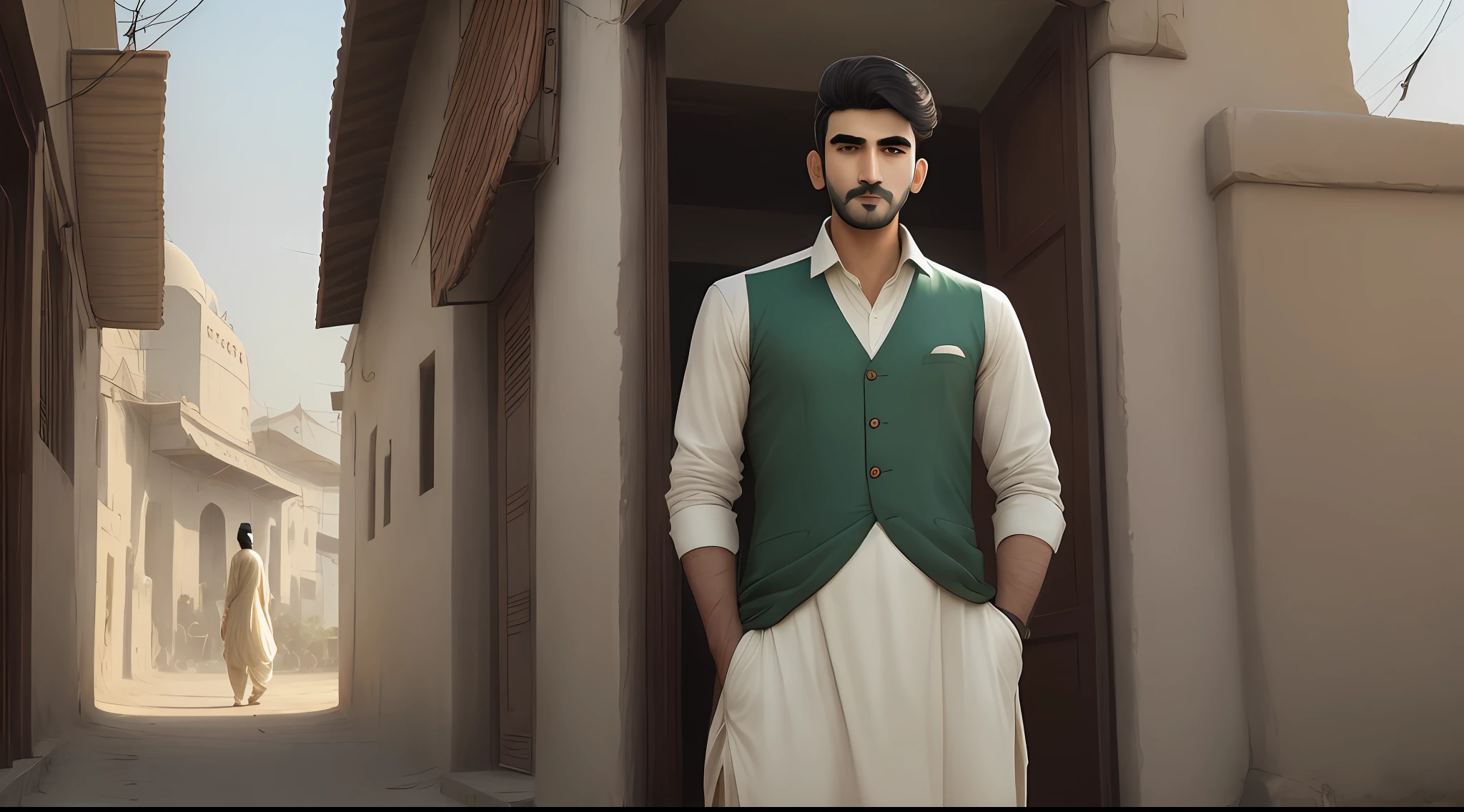 A man in pakistani dress