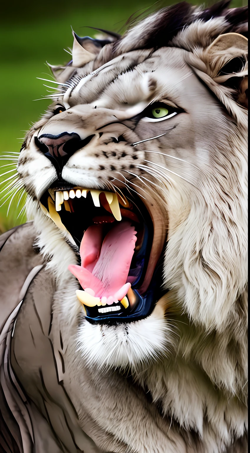 Roaring lion