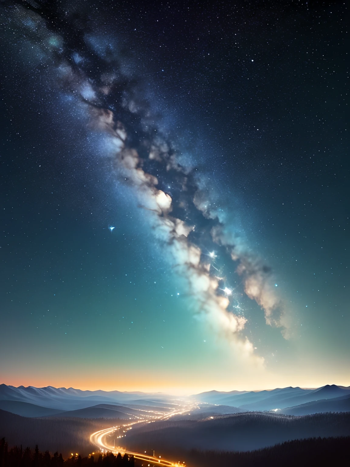 Beautiful starry sky
