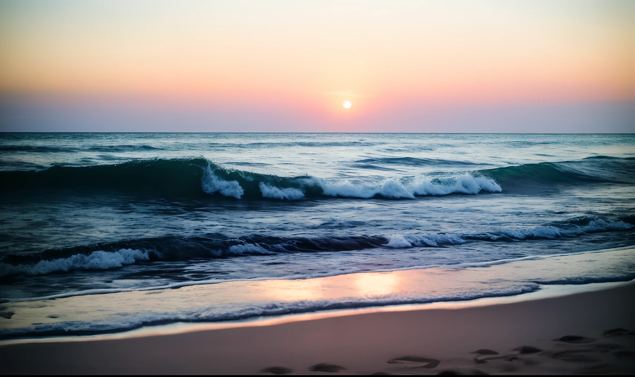 Make Instagram worthy romantic post just with Nature ať the beach with a quote