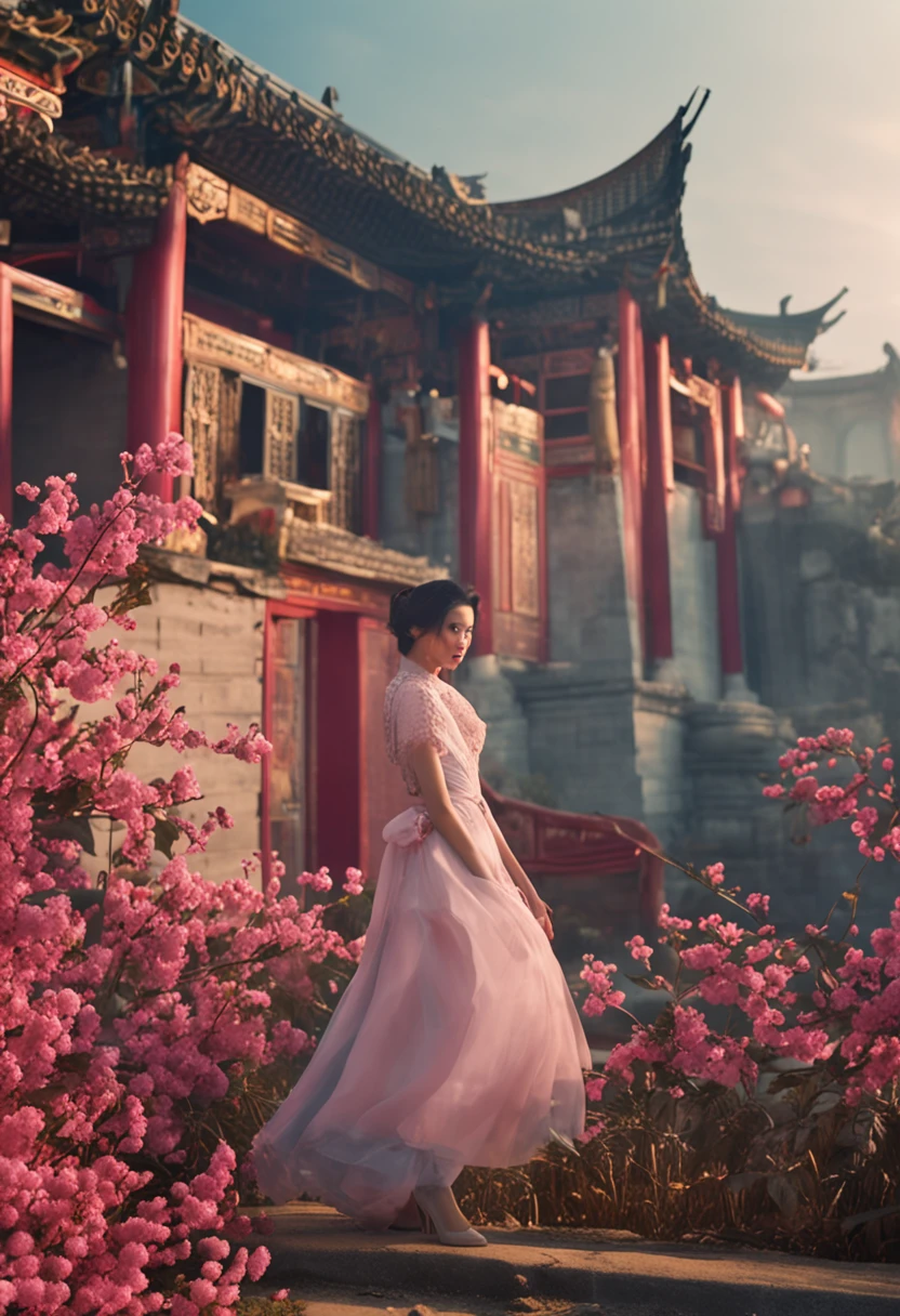Chinese female celebrity,Dressed gorgeously,dignified,atmospurate,prette,verism style,8k
